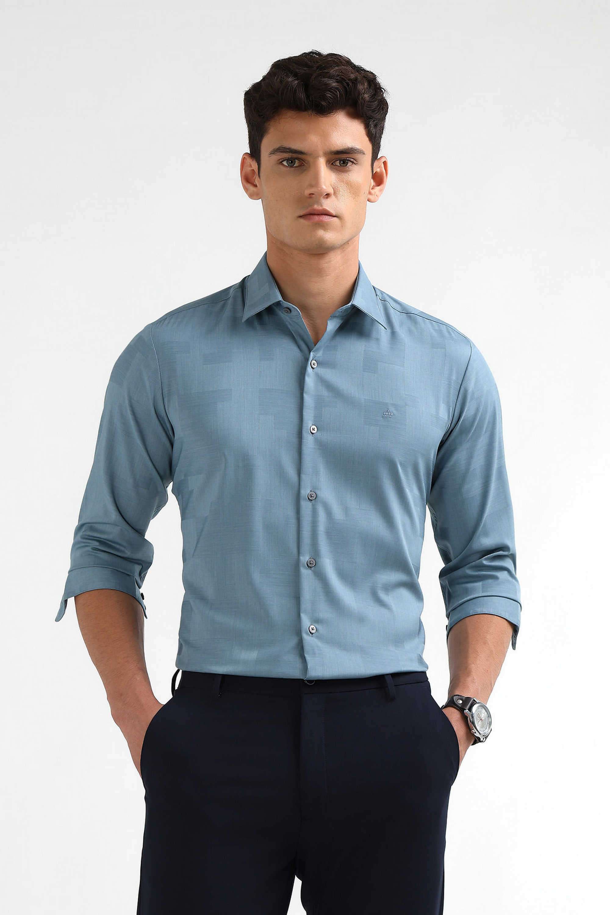 Solid-Modal-Slim-Fit-Men-s-Formal-Shirt