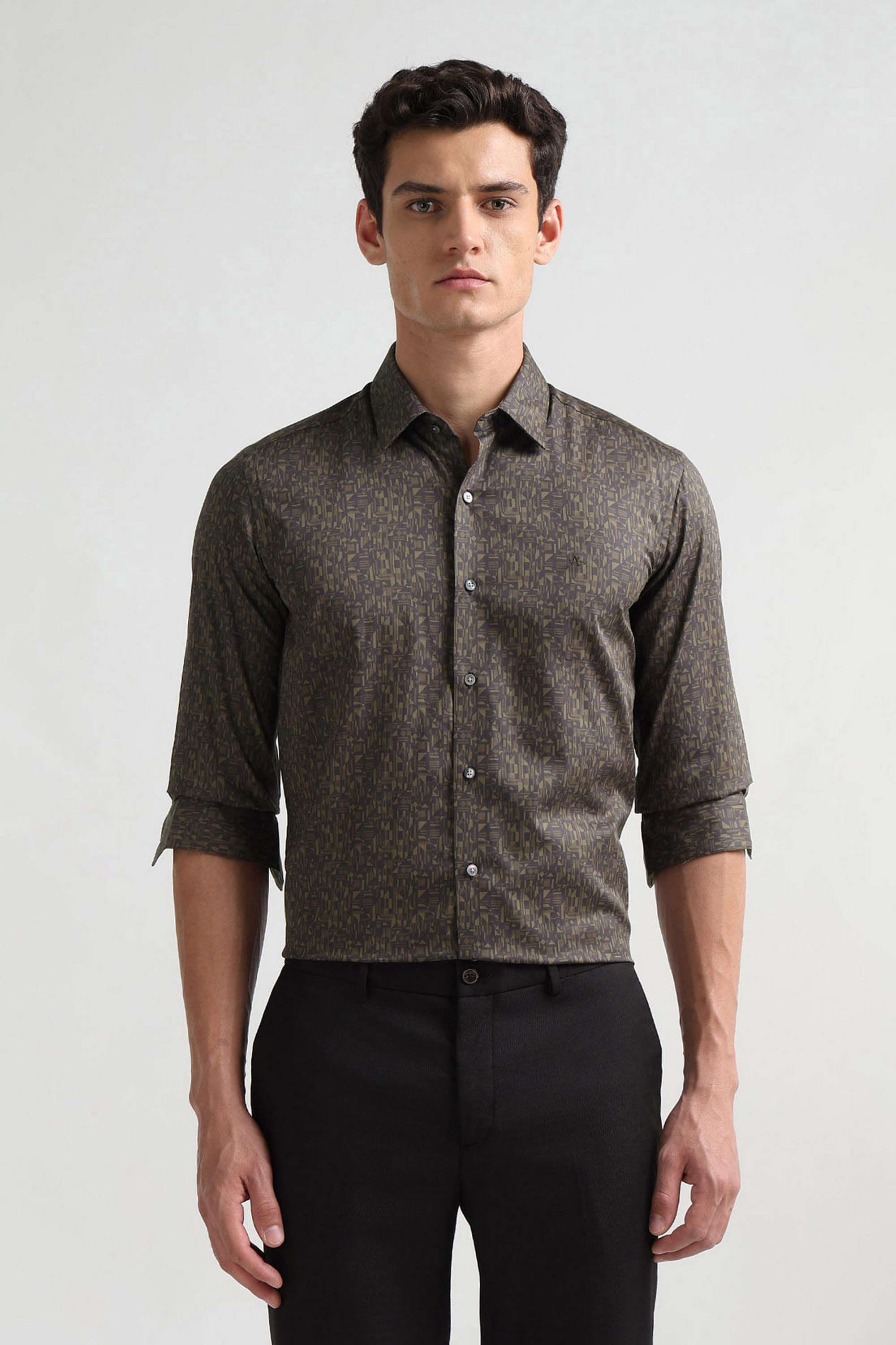 Printed-Cotton-Slim-Fit-Men-s-Formal-Wear-Shirt