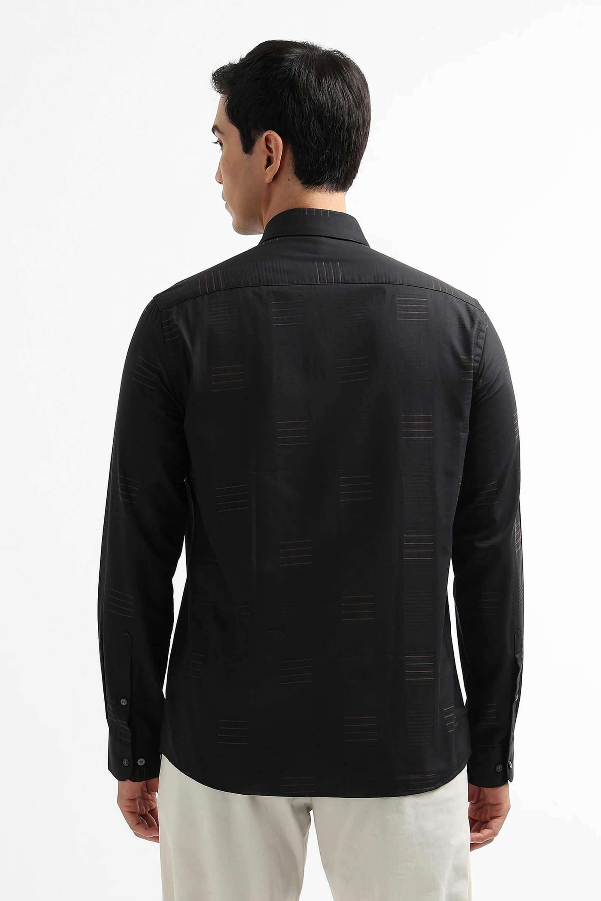 Solid-Cotton-Slim-Fit-Men-Formal-Wear-Shirt