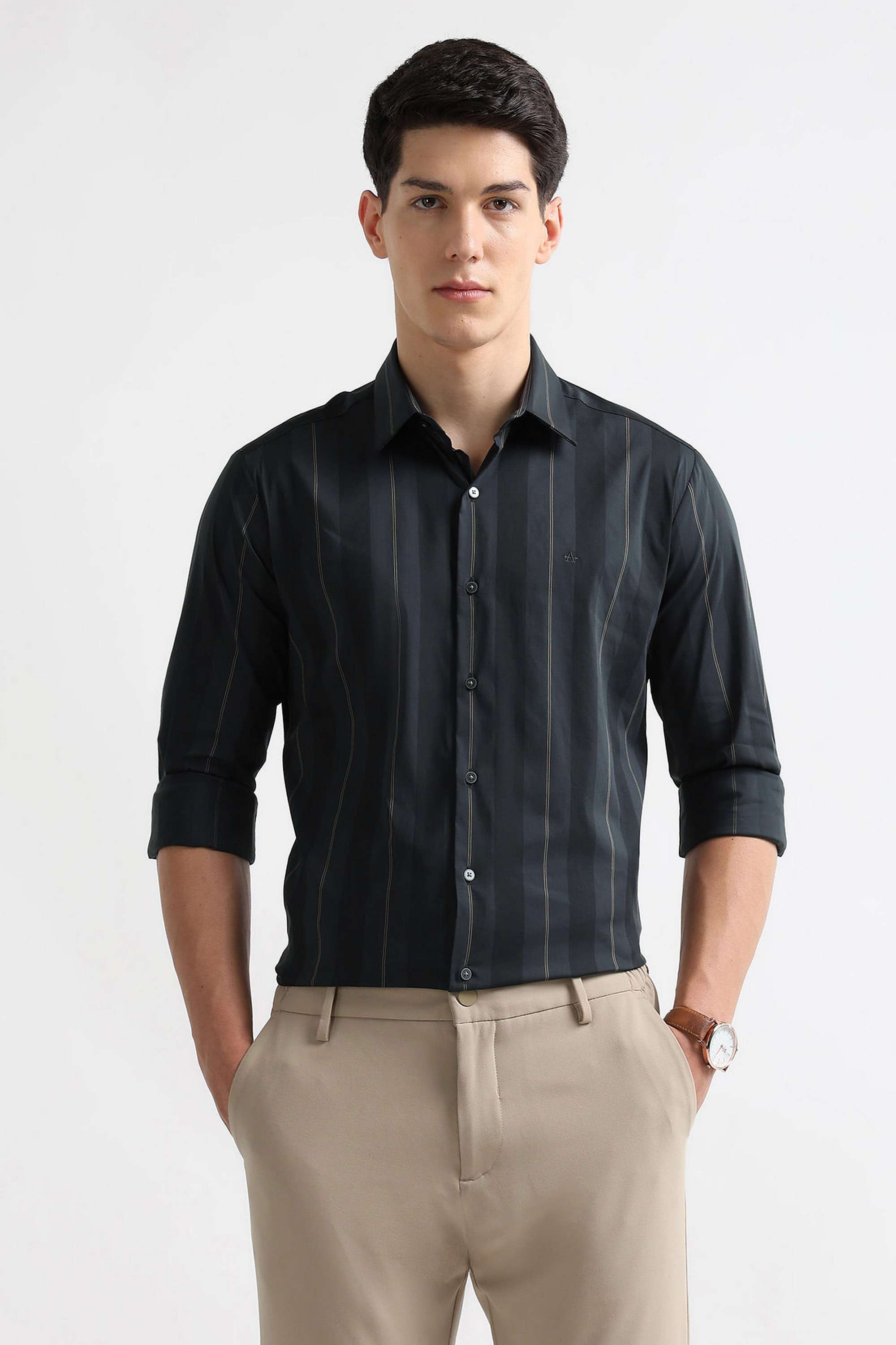 Stripes-Cotton-Blend-Slim-Fit-Men-s-Shirt