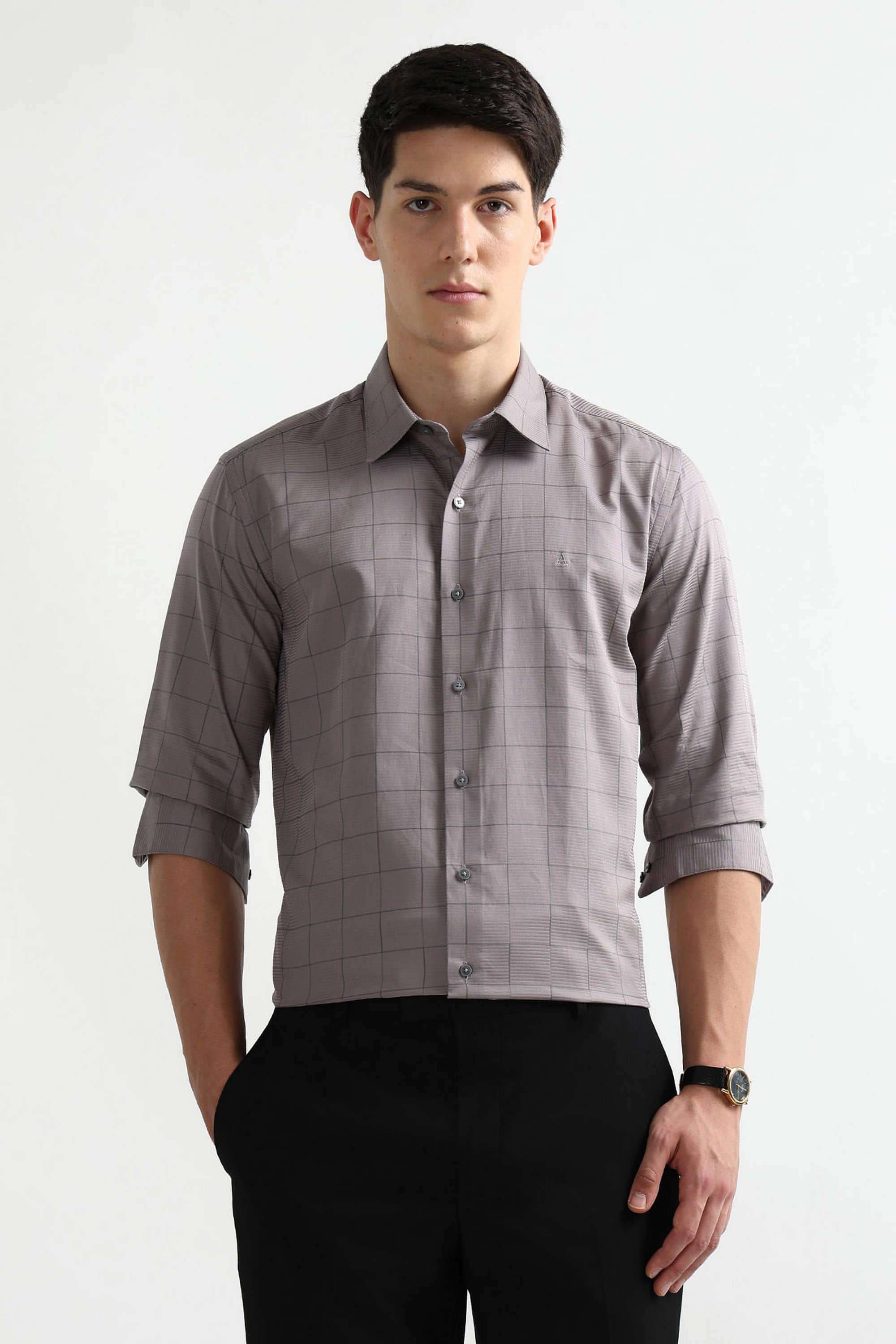 Checks-Cotton-Slim-Fit-Men-s-Shirt