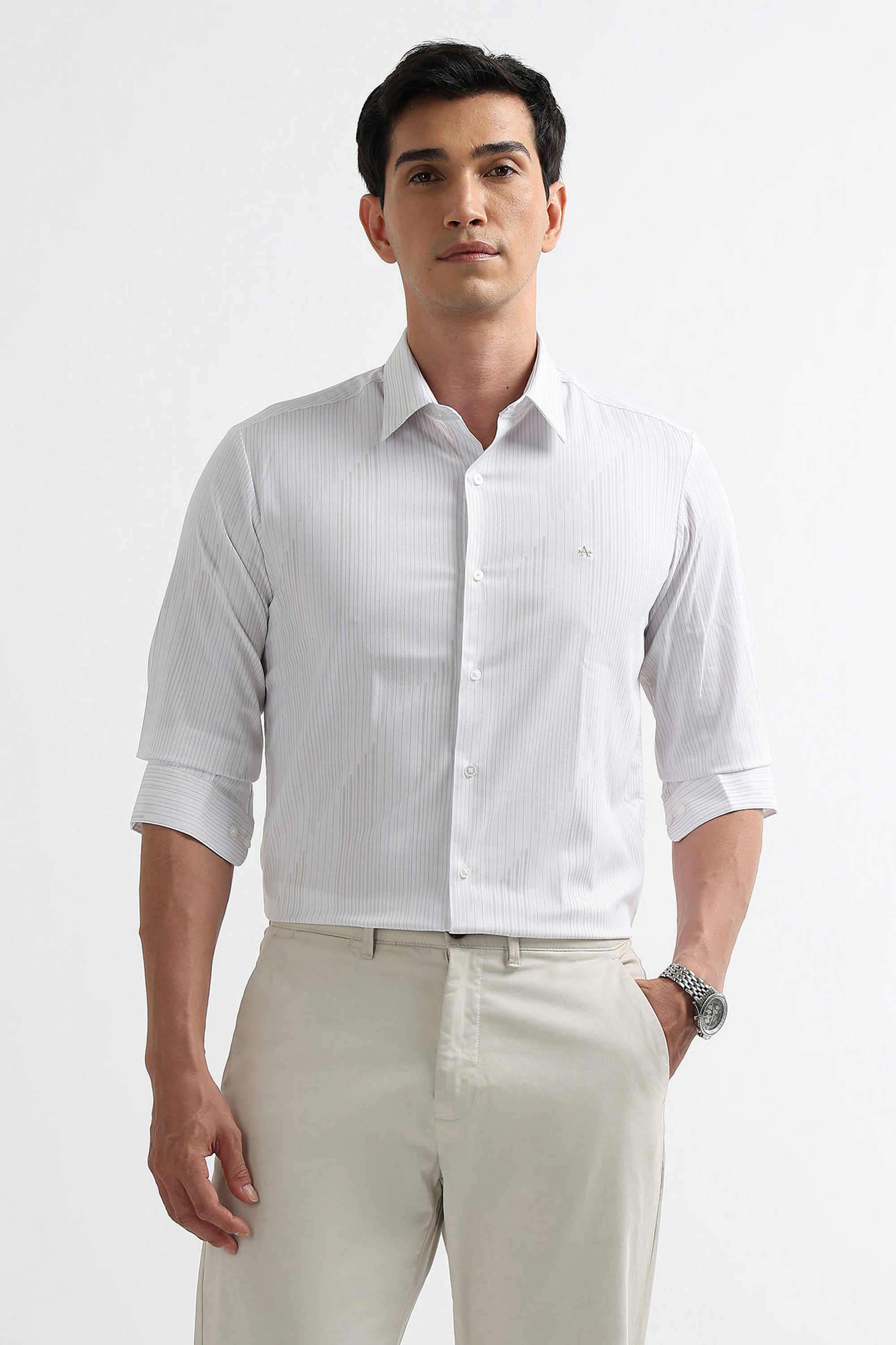 Printed-Polyester-Slim-Fit-Men-Formal-Wear-Shirt