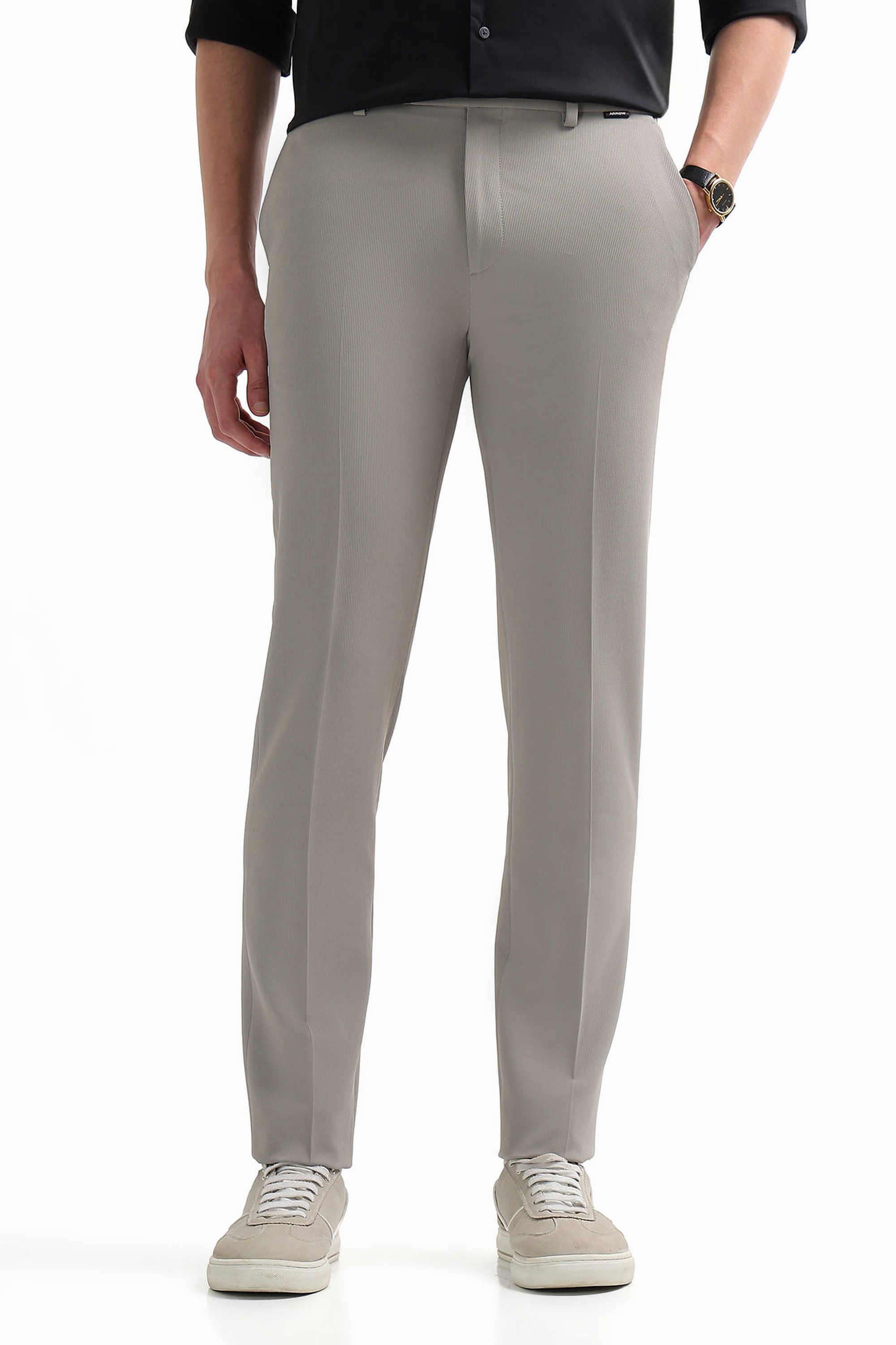 Stripes-Polyester-Super-Slim-Fit-Men-s-Trousers