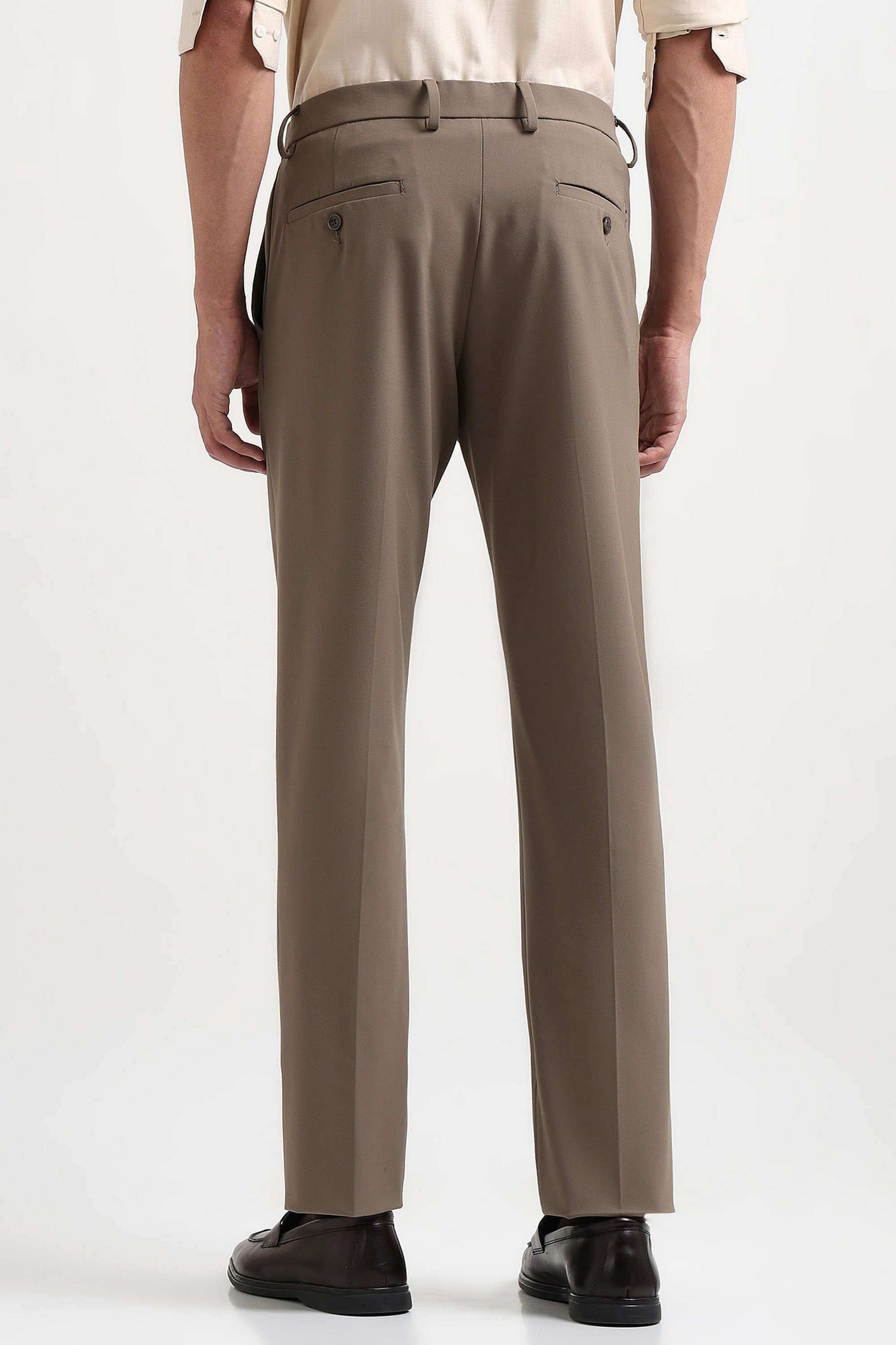 Textured-Poly-Cotton-Regular-Fit-Men-Formal-Wear-Trousers