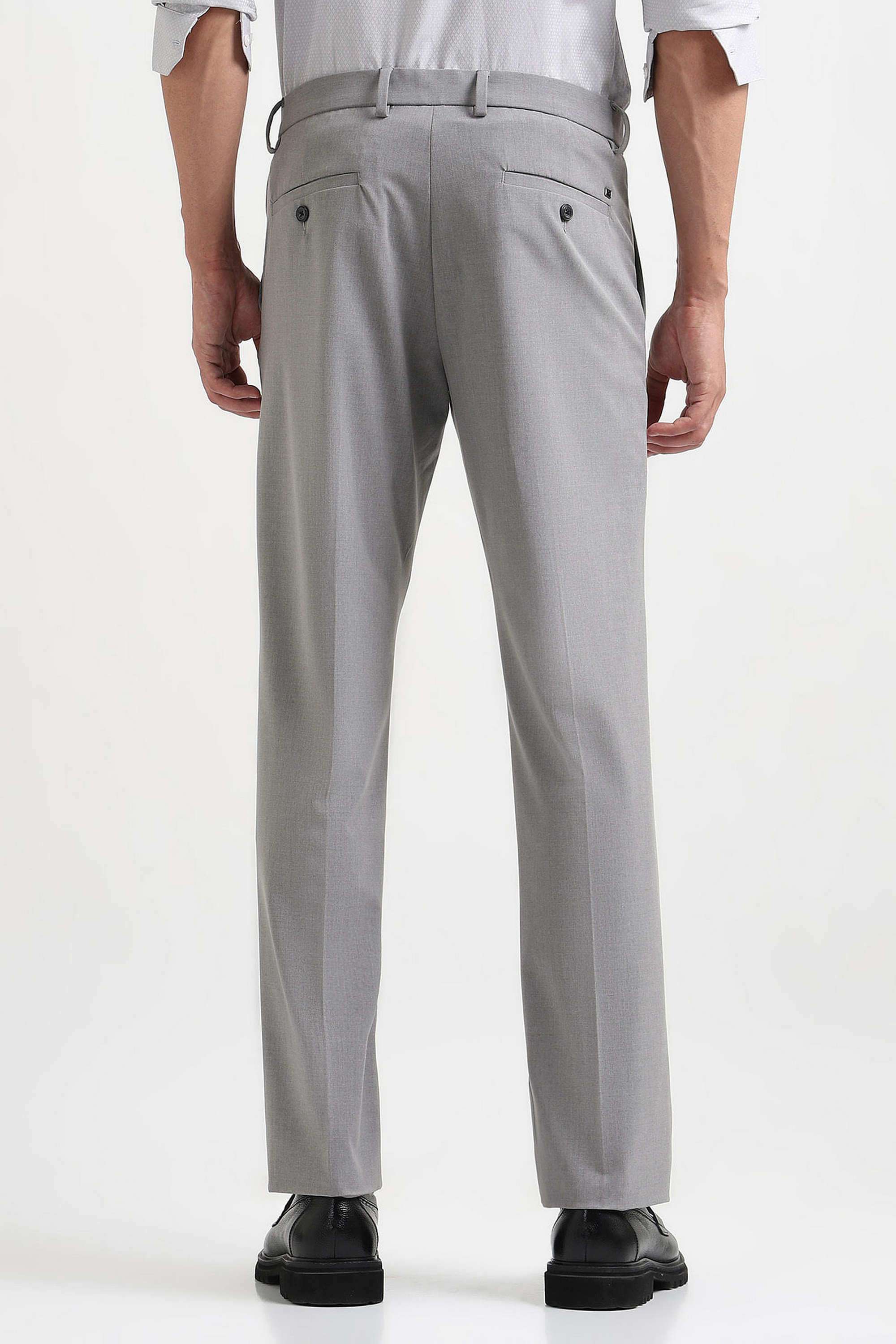 Textured-Poly-Cotton-Regular-Fit-Men-Formal-Wear-Trousers