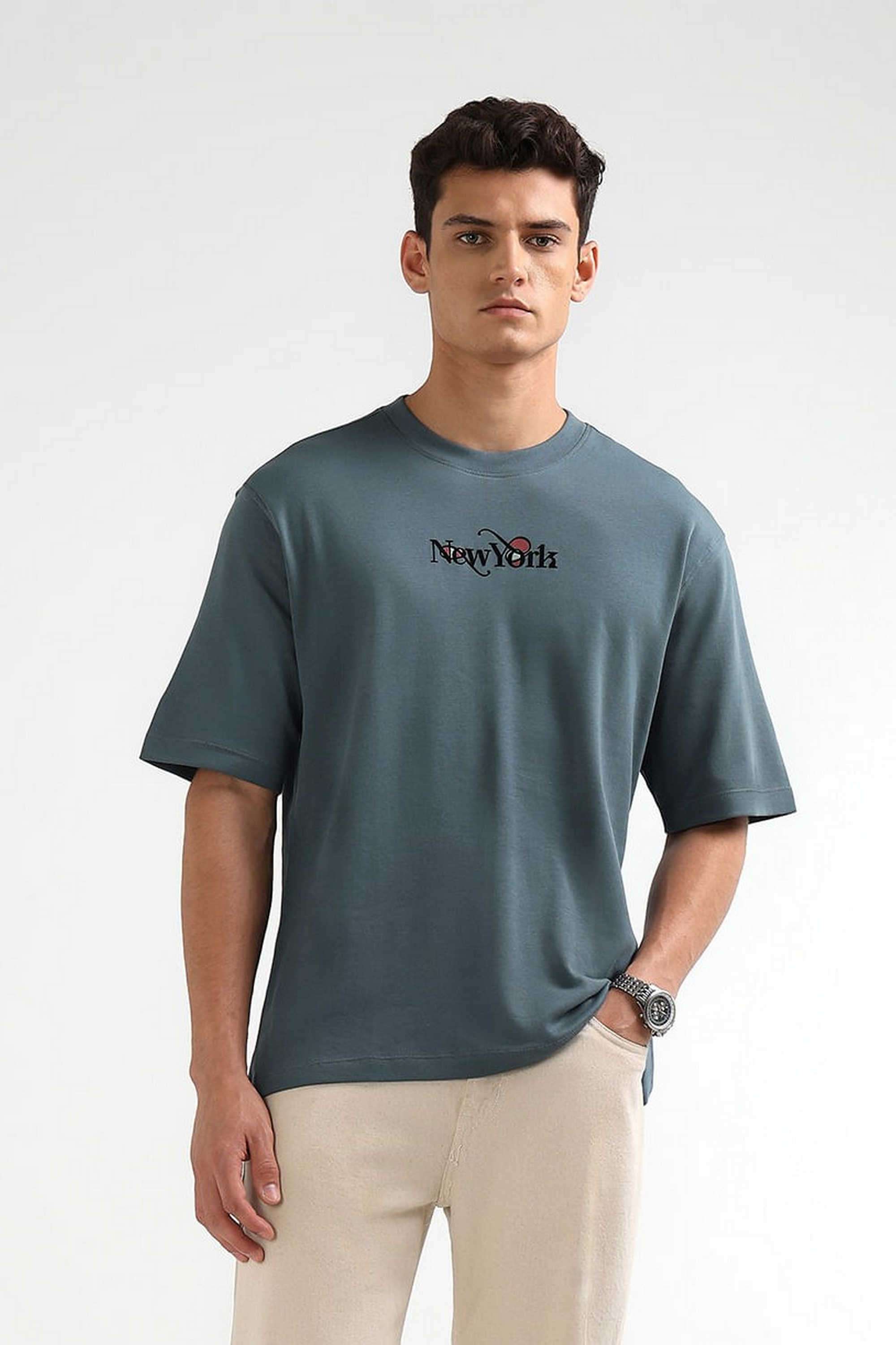 Graphic-Print-Cotton-Blend-Relaxed-Fit-Men-T-Shirt
