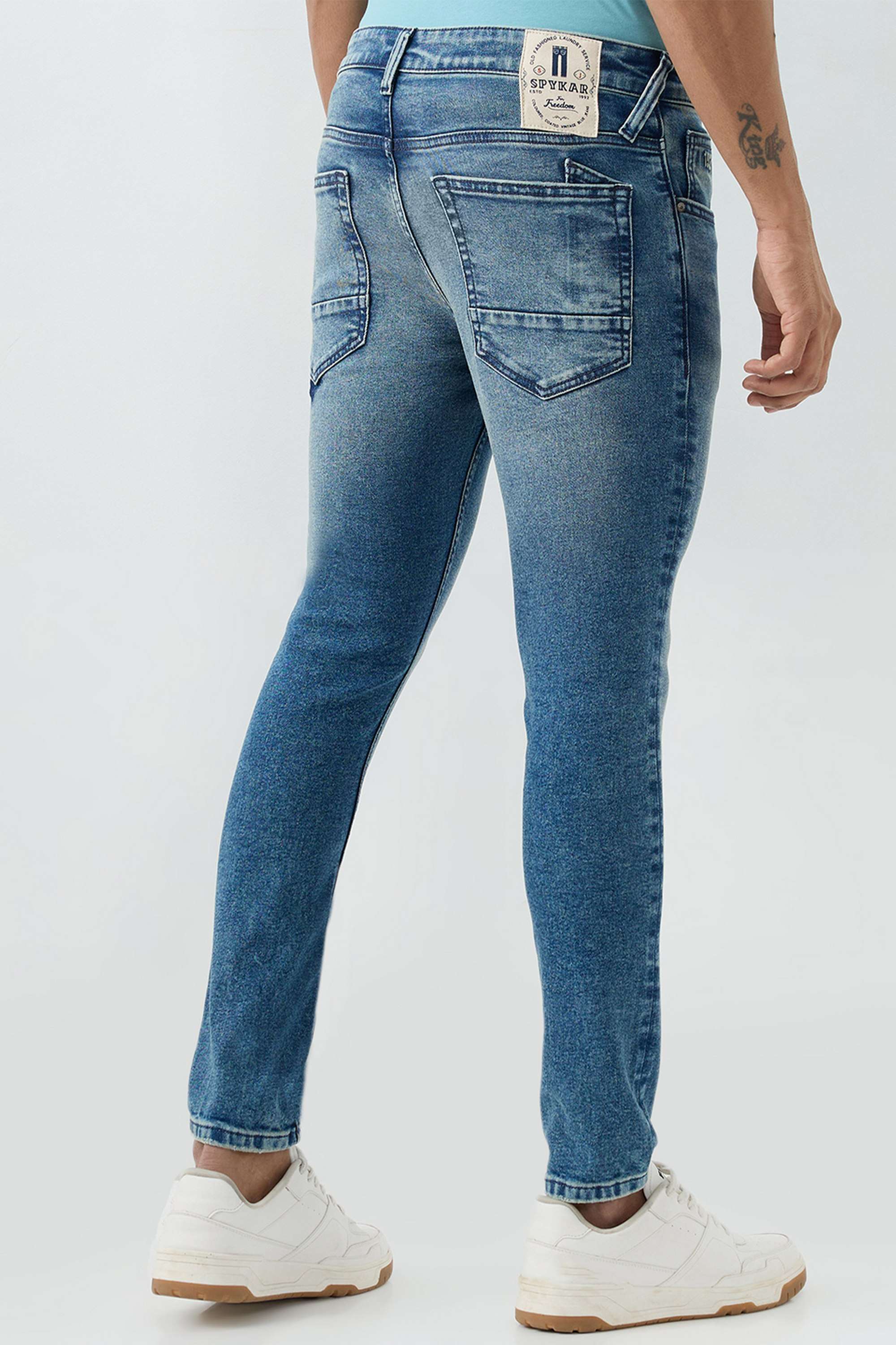 Solid-Cotton-Stretch-Slim-Fit-Men-s-Jeans