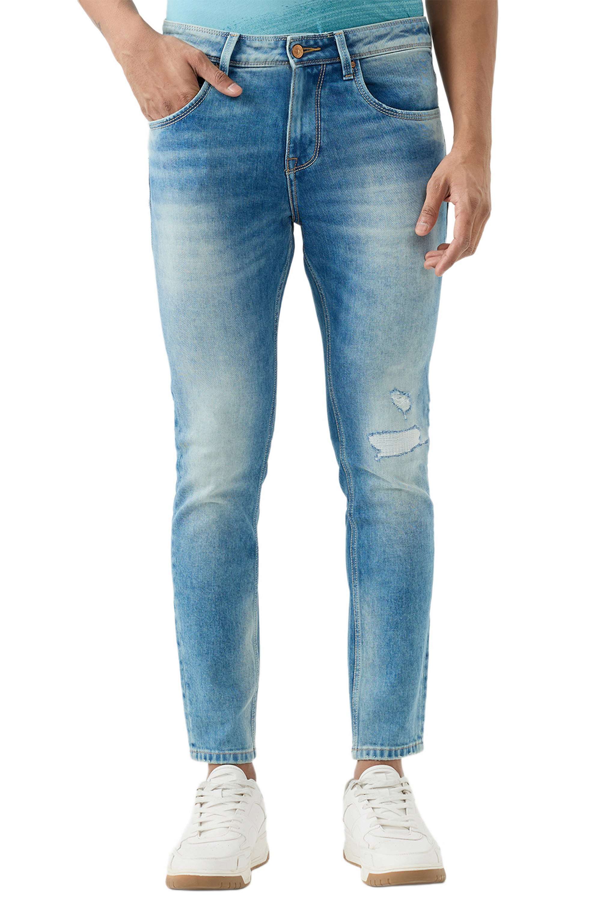 Solid-Cotton-Stretch-Slim-Fit-Men-s-Jeans