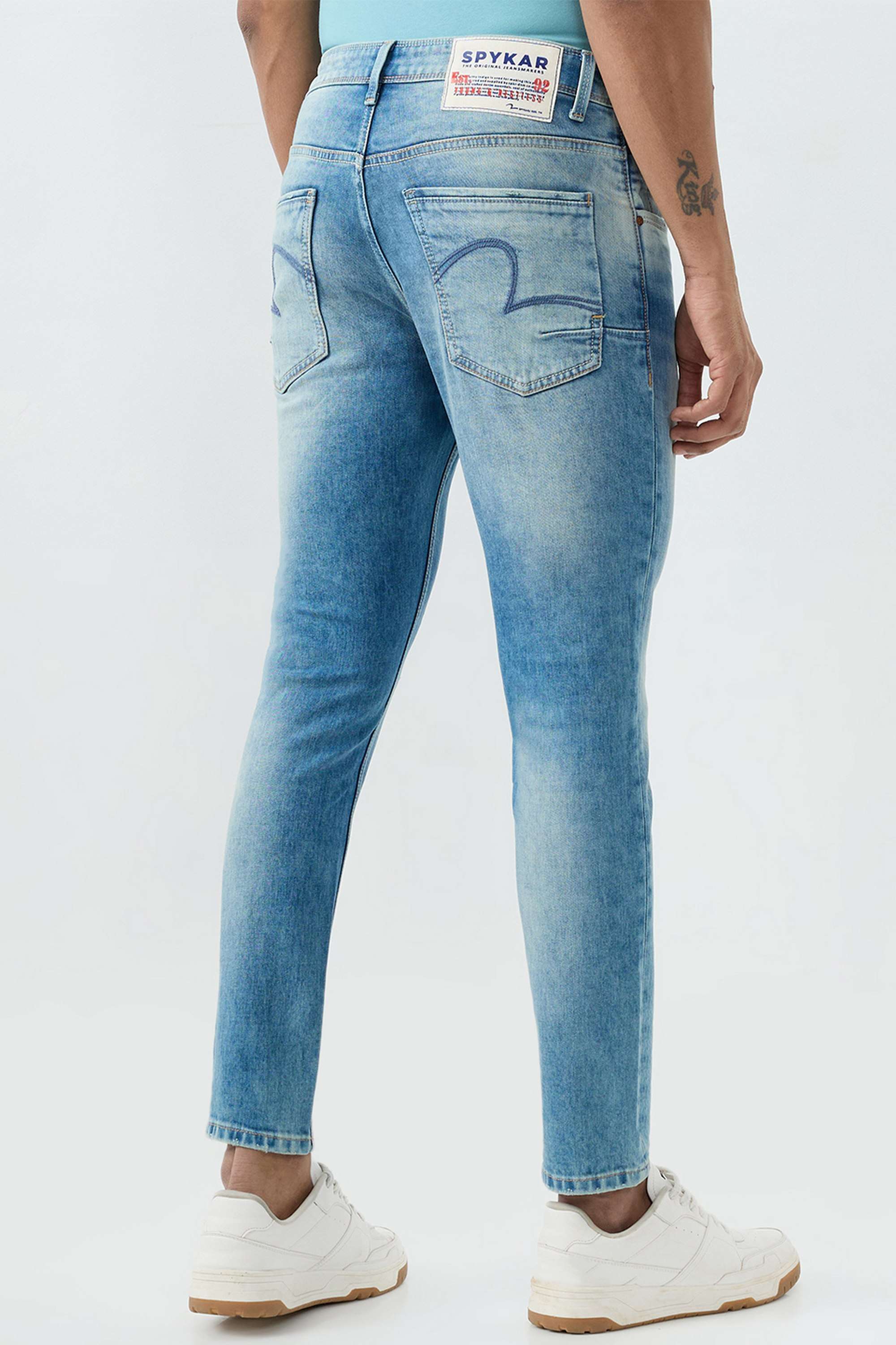 Solid-Cotton-Stretch-Slim-Fit-Men-s-Jeans