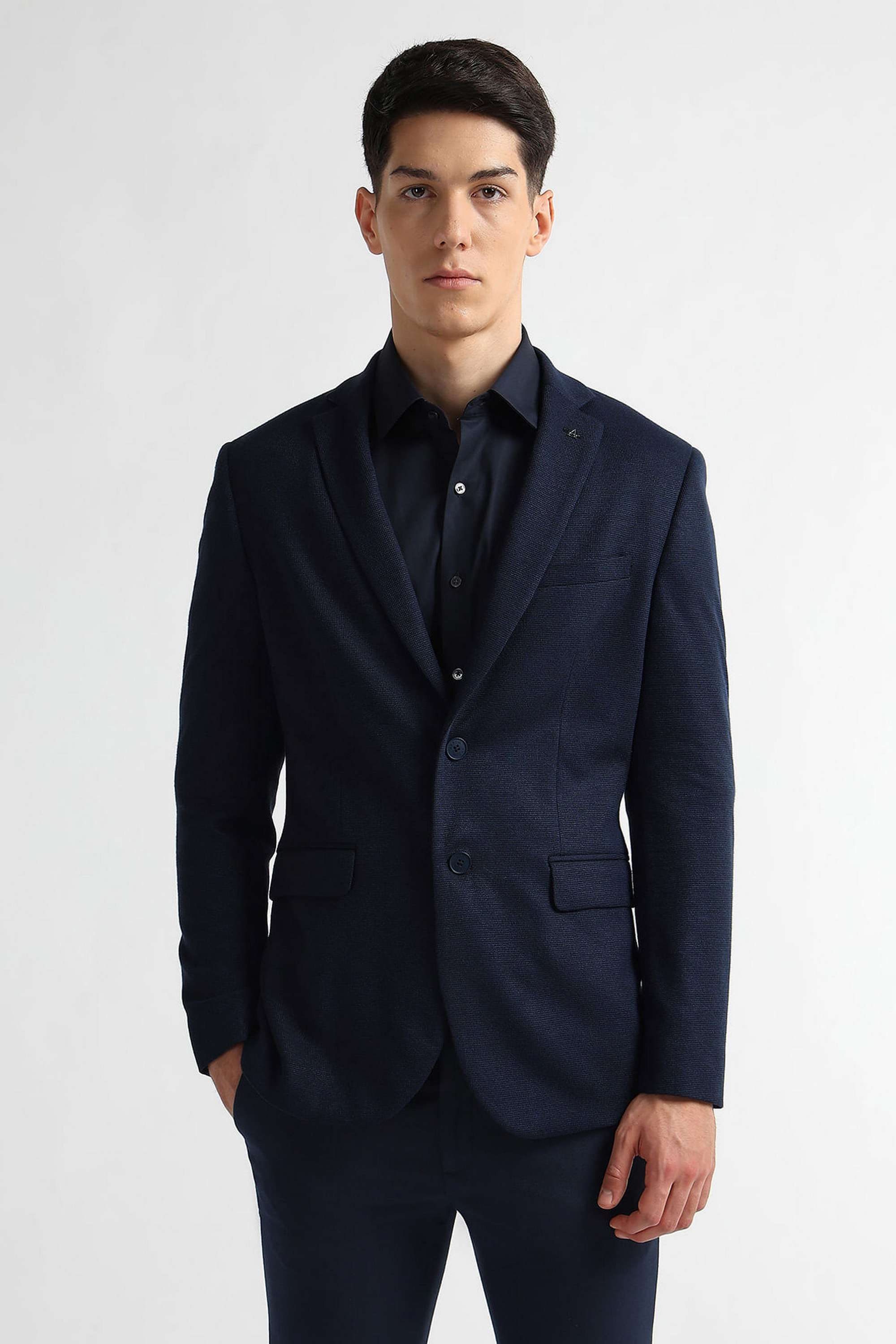 Textured-Blended-Fabric-Regular-Fit-Men-s-Formal-Wear-Blazer