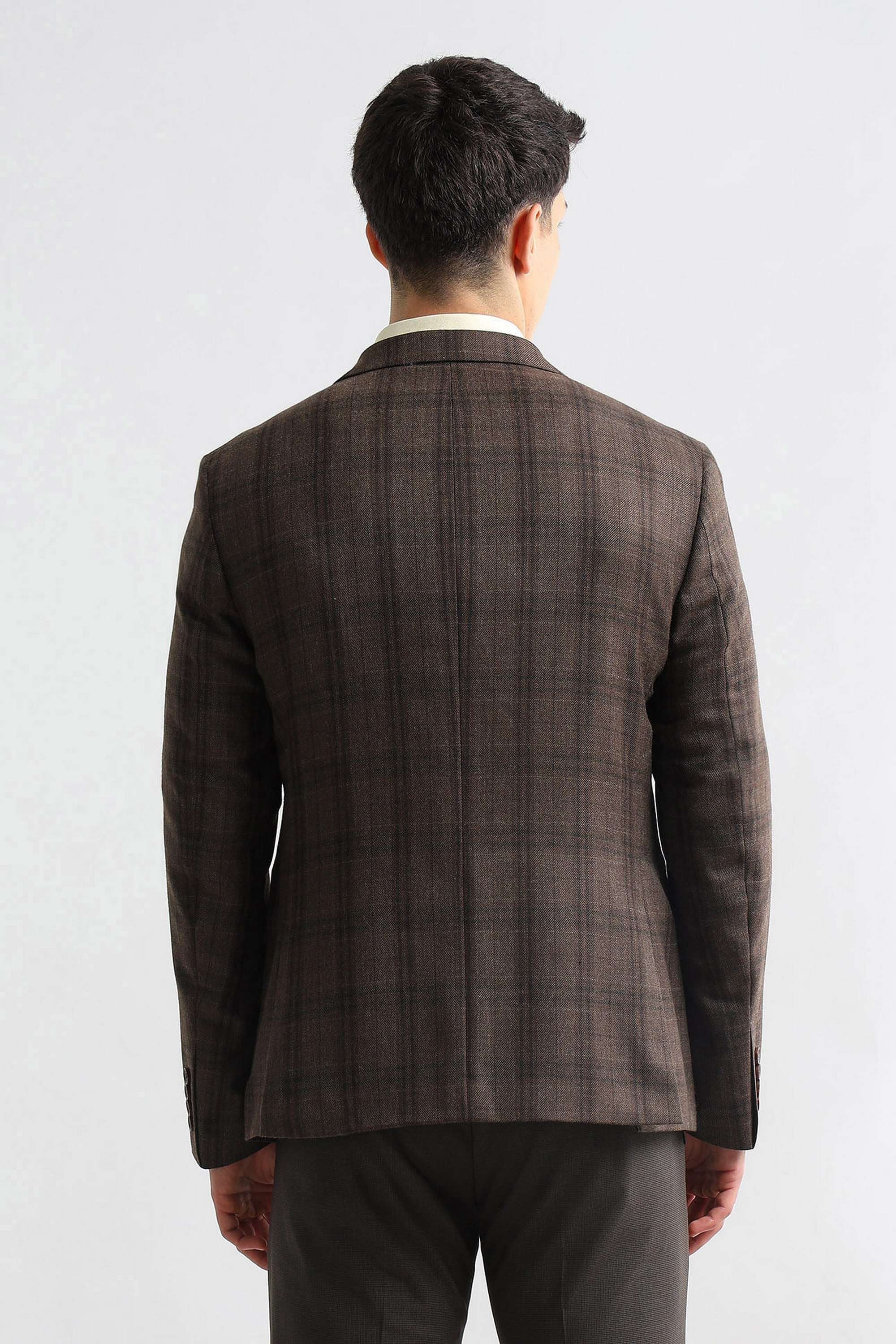 Checks-Wool-Regular-Fit-Men-s-Formal-Blazer