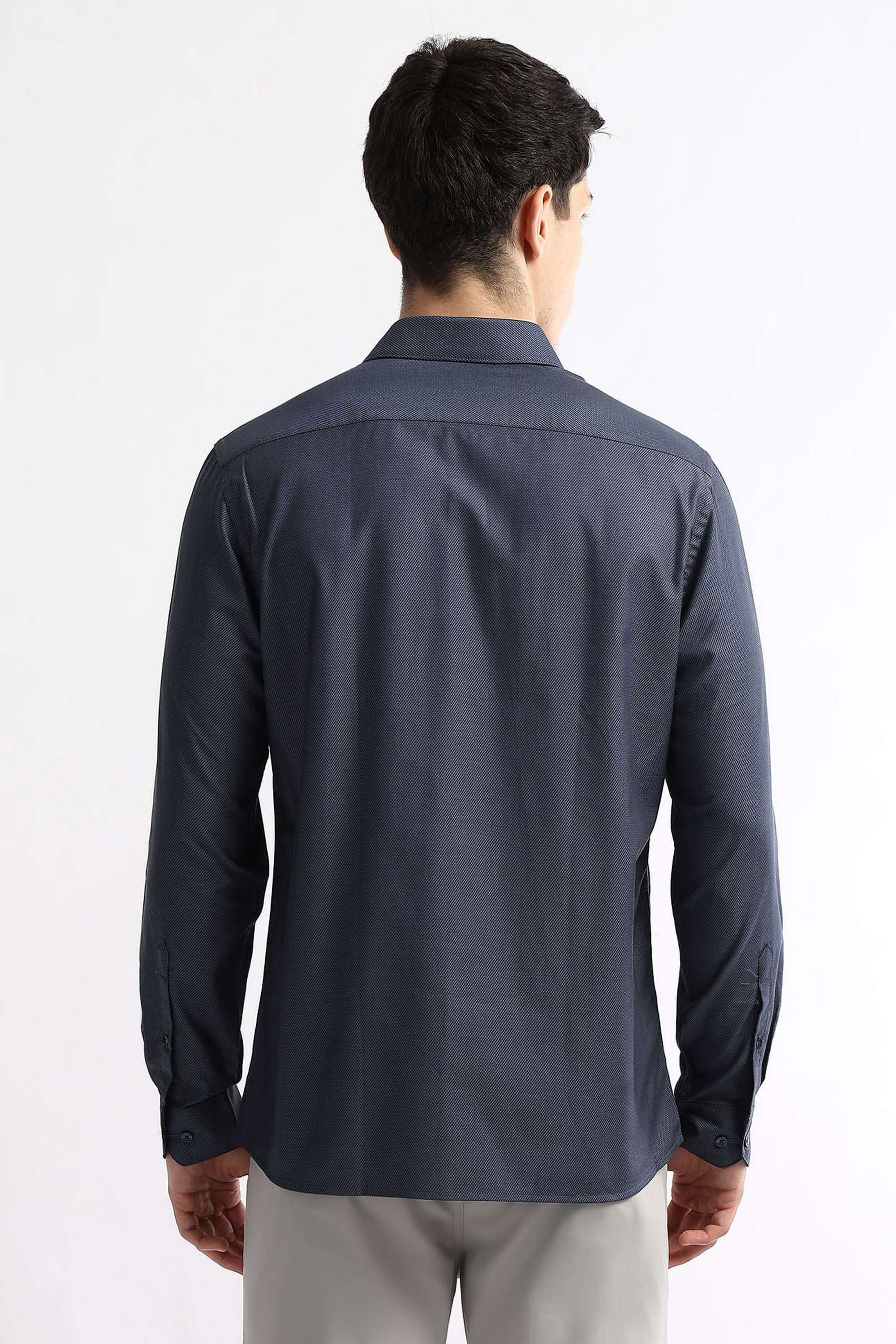 Solid-Cotton-Regular-Fit-Men-s-Shirt