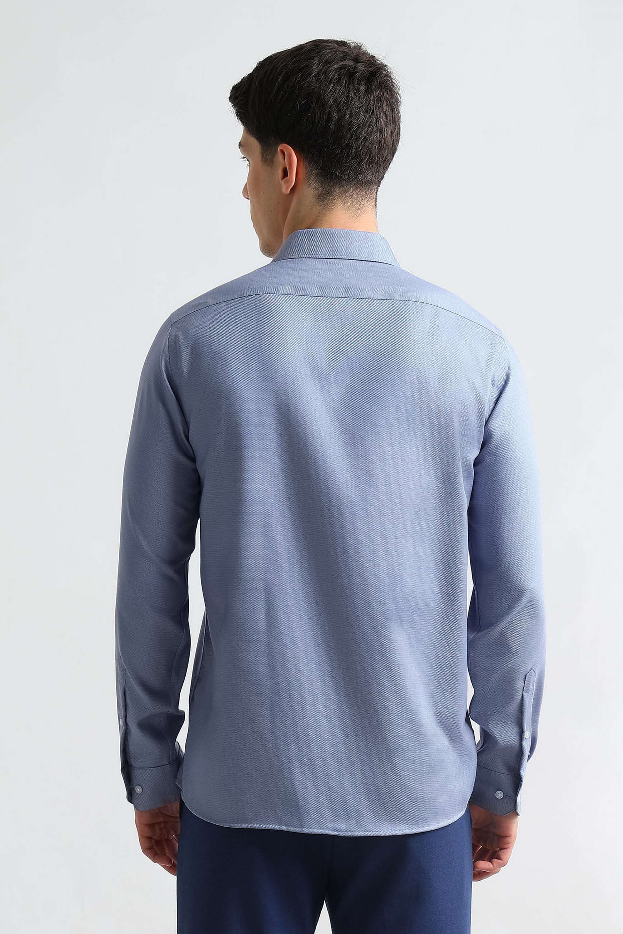 Solid-Cotton-Slim-Fit-Men-s-Shirt