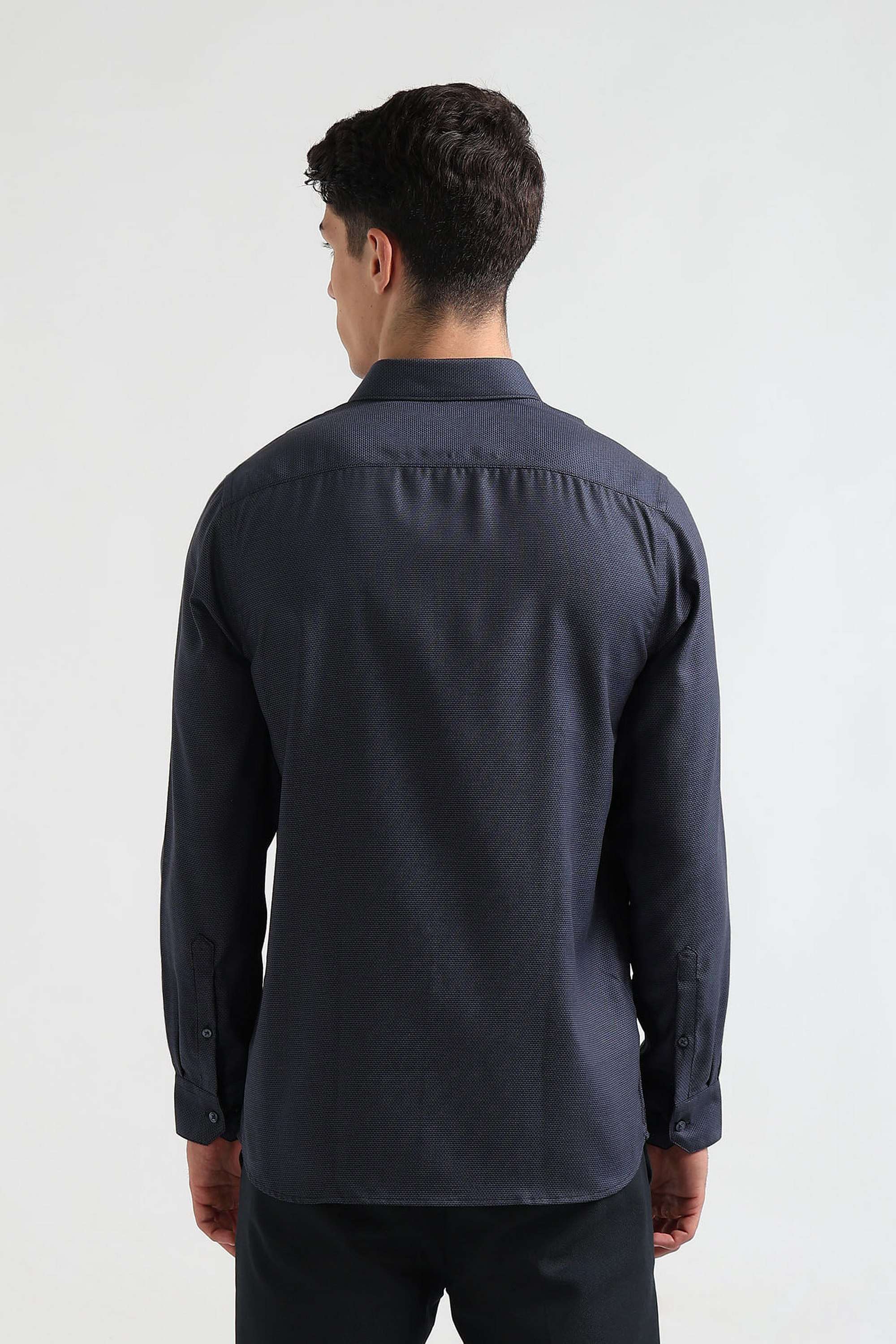 Solid-Cotton-Regular-Fit-Men-s-Shirt