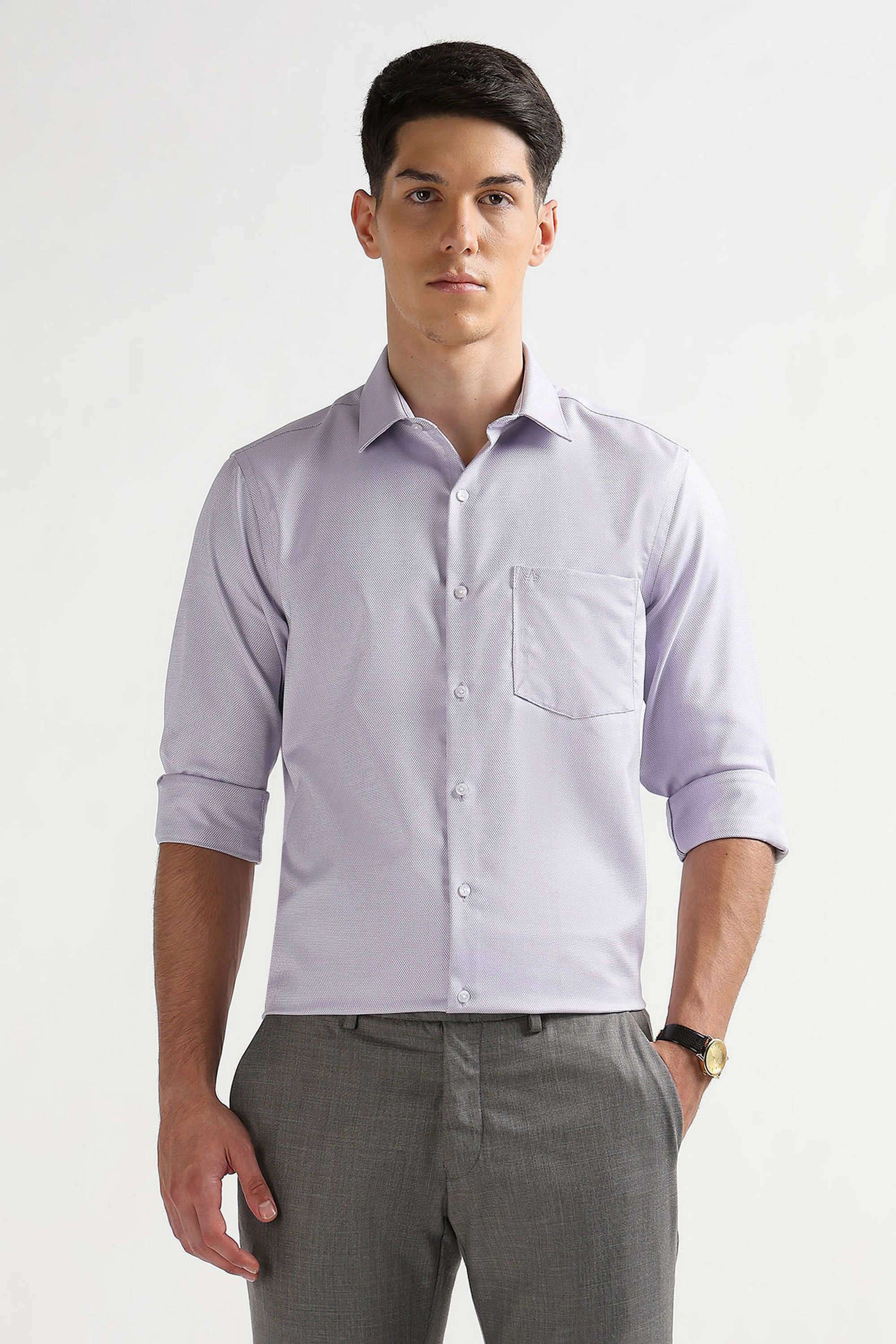 Solid-Cotton-Regular-Fit-Men-s-Shirt