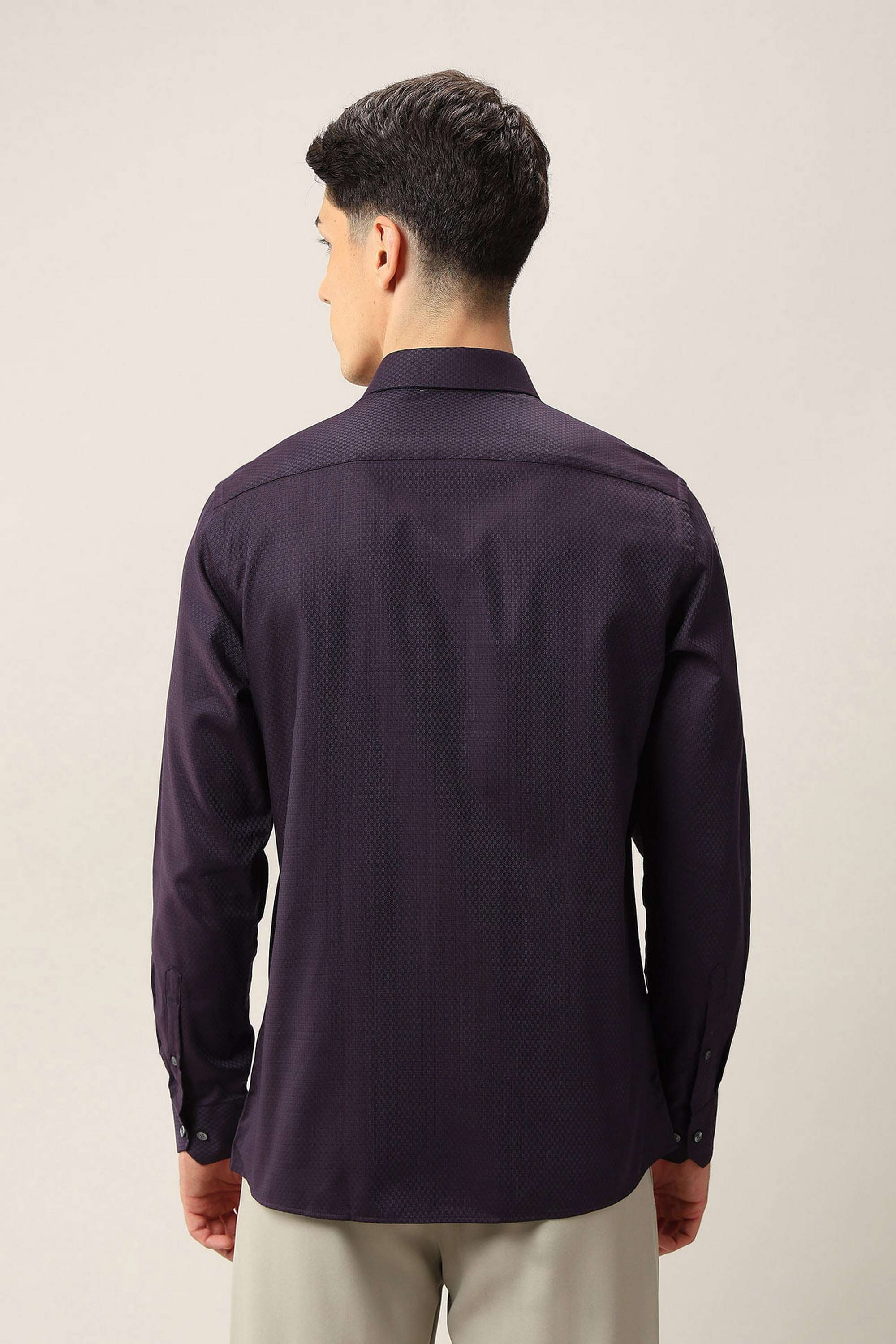 Textured-Cotton-Regular-Fit-Men-s-Formal-Wear-Shirt