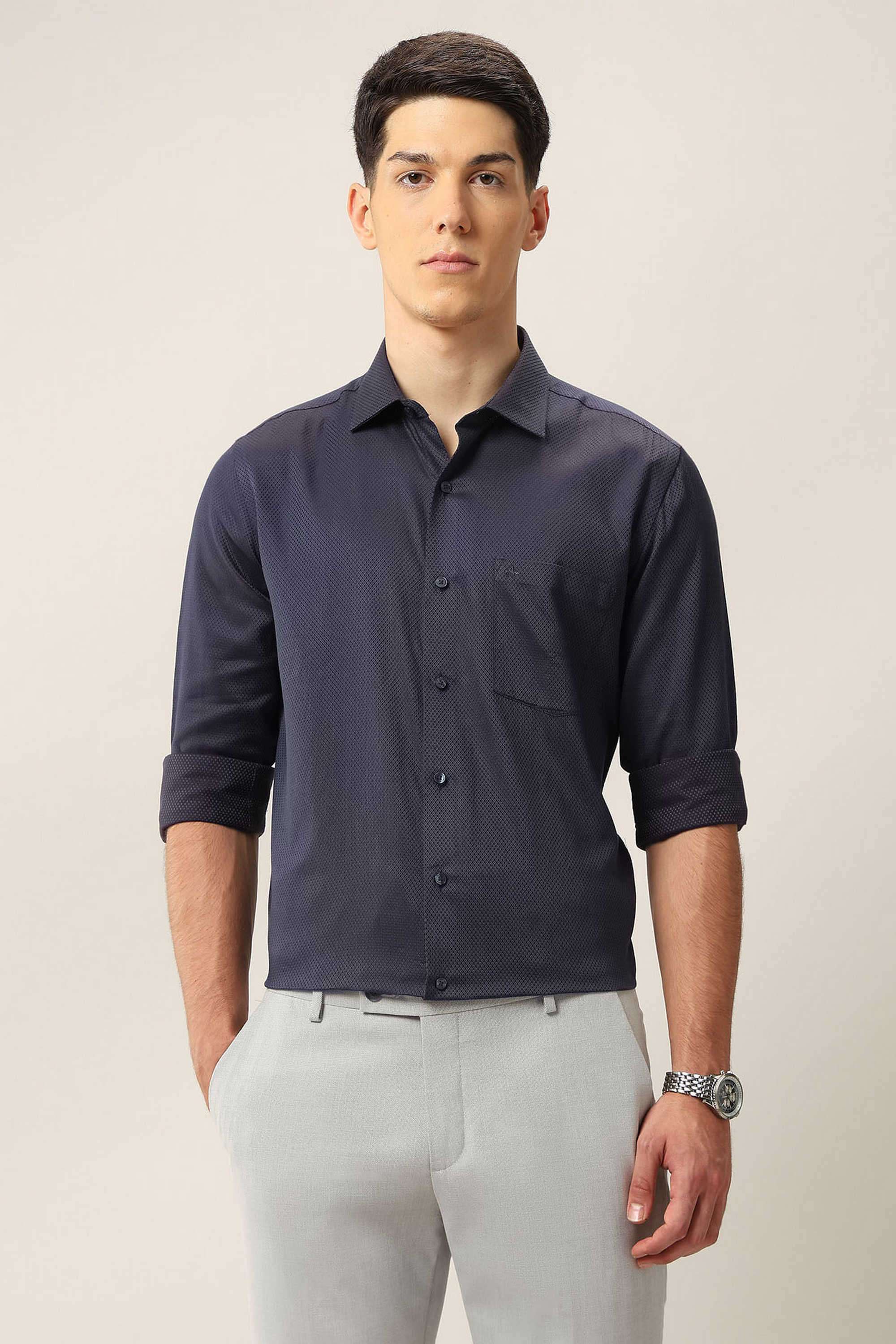 Solid-Cotton-Regular-Fit-Men-s-Formal-Shirt