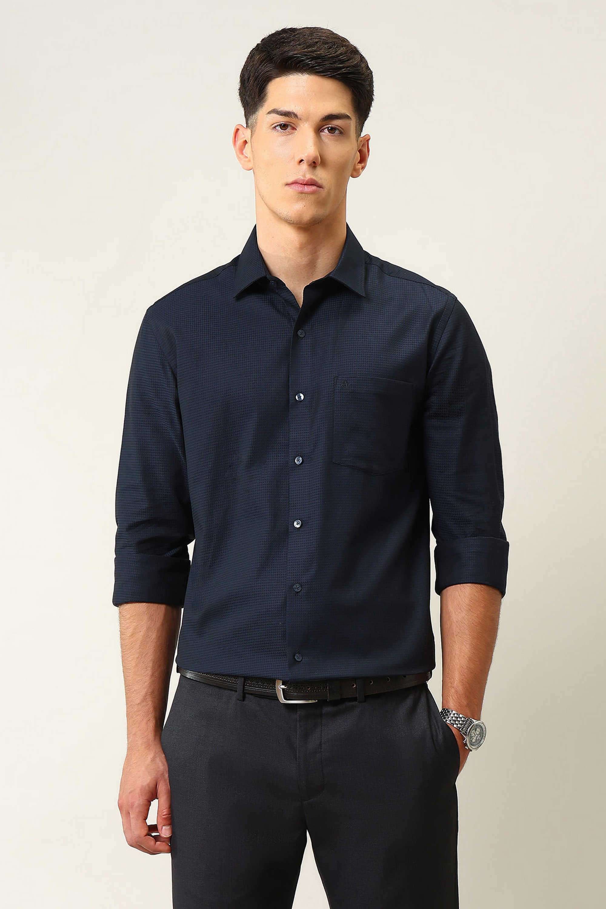 Solid-Cotton-Regular-Fit-Men-s-Formal-Shirt