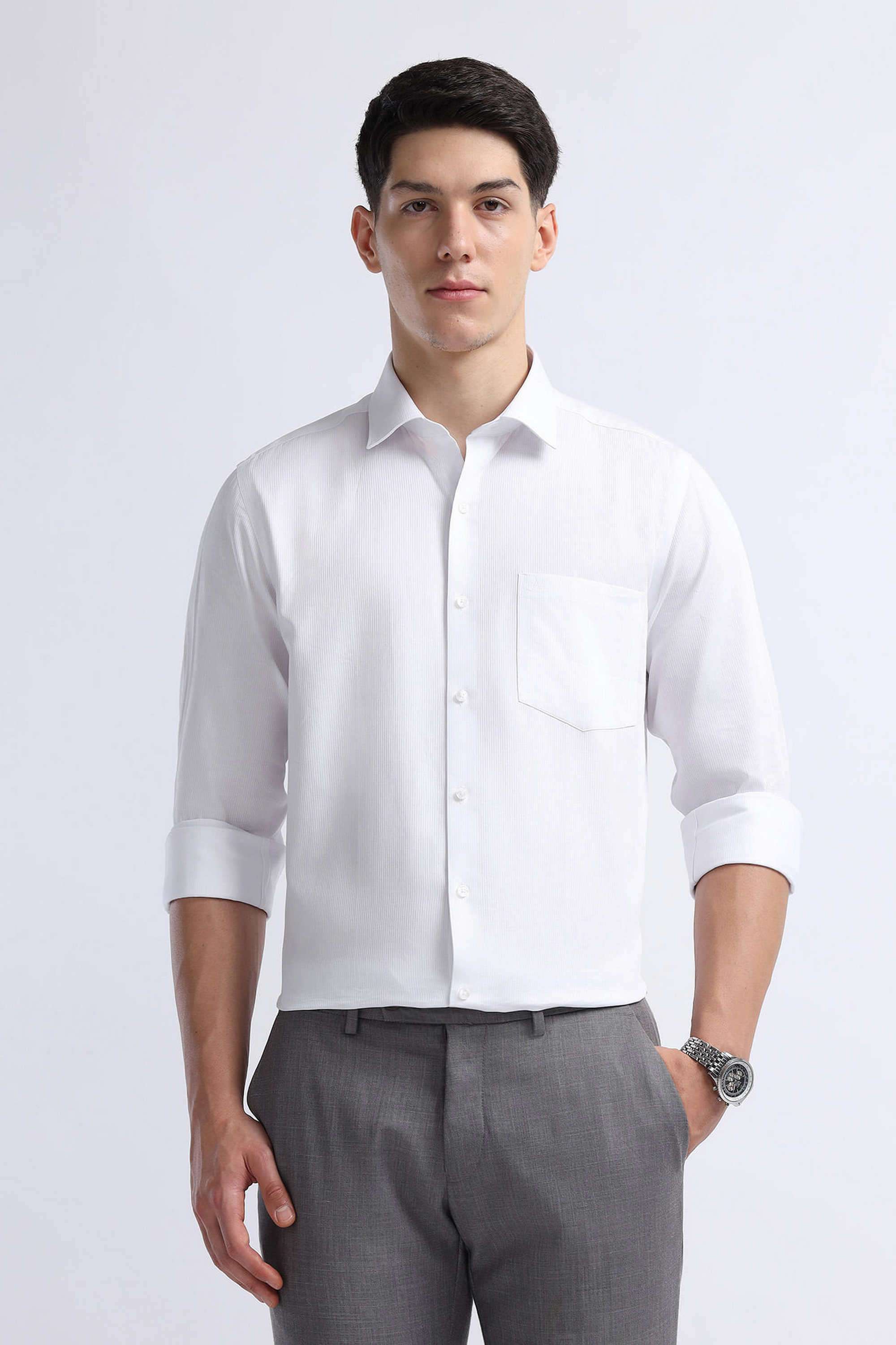 Solid-Cotton-Regular-Fit-Men-s-Shirt
