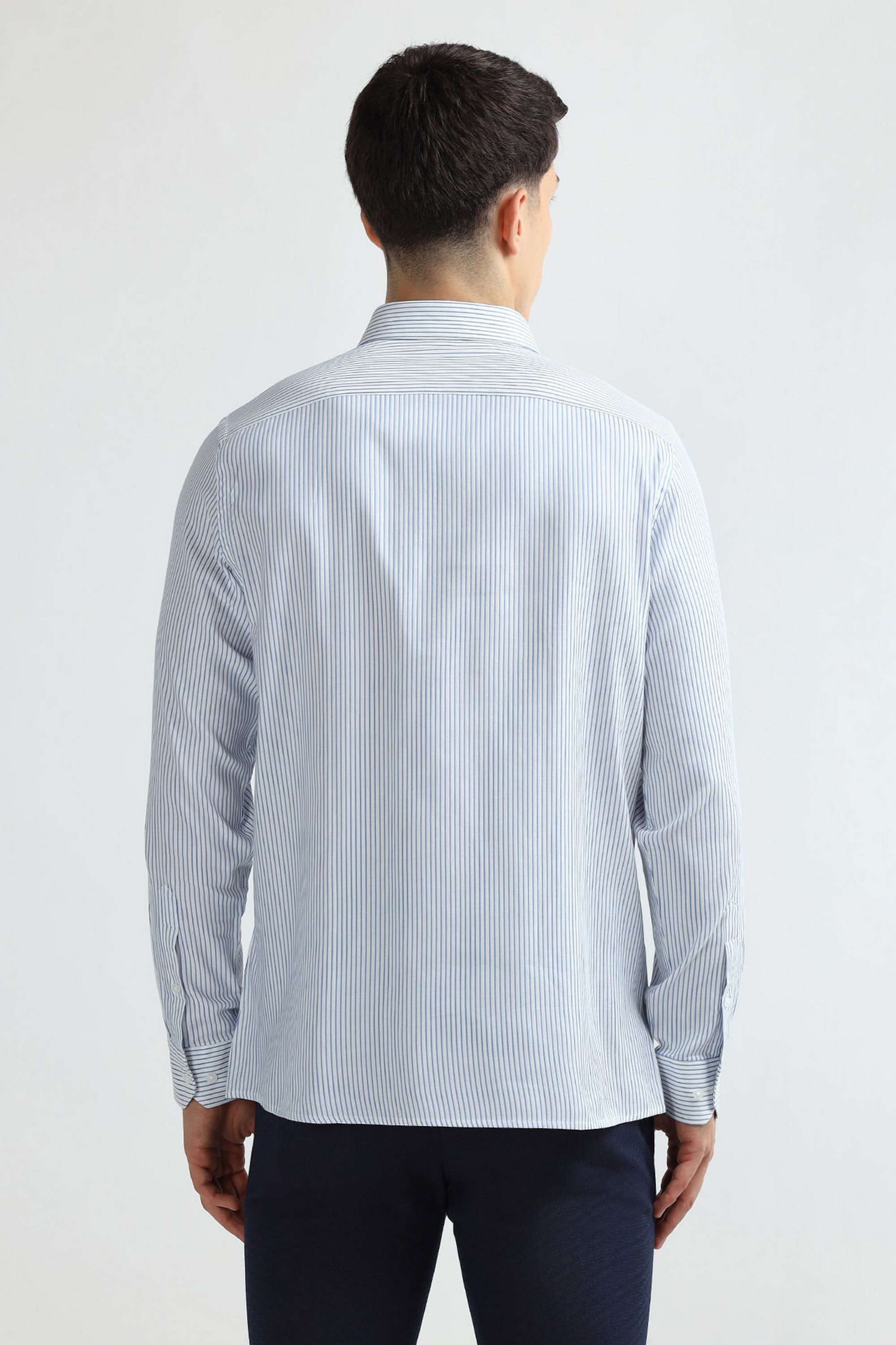 Solid-Cotton-Regular-Fit-Men-s-Shirt