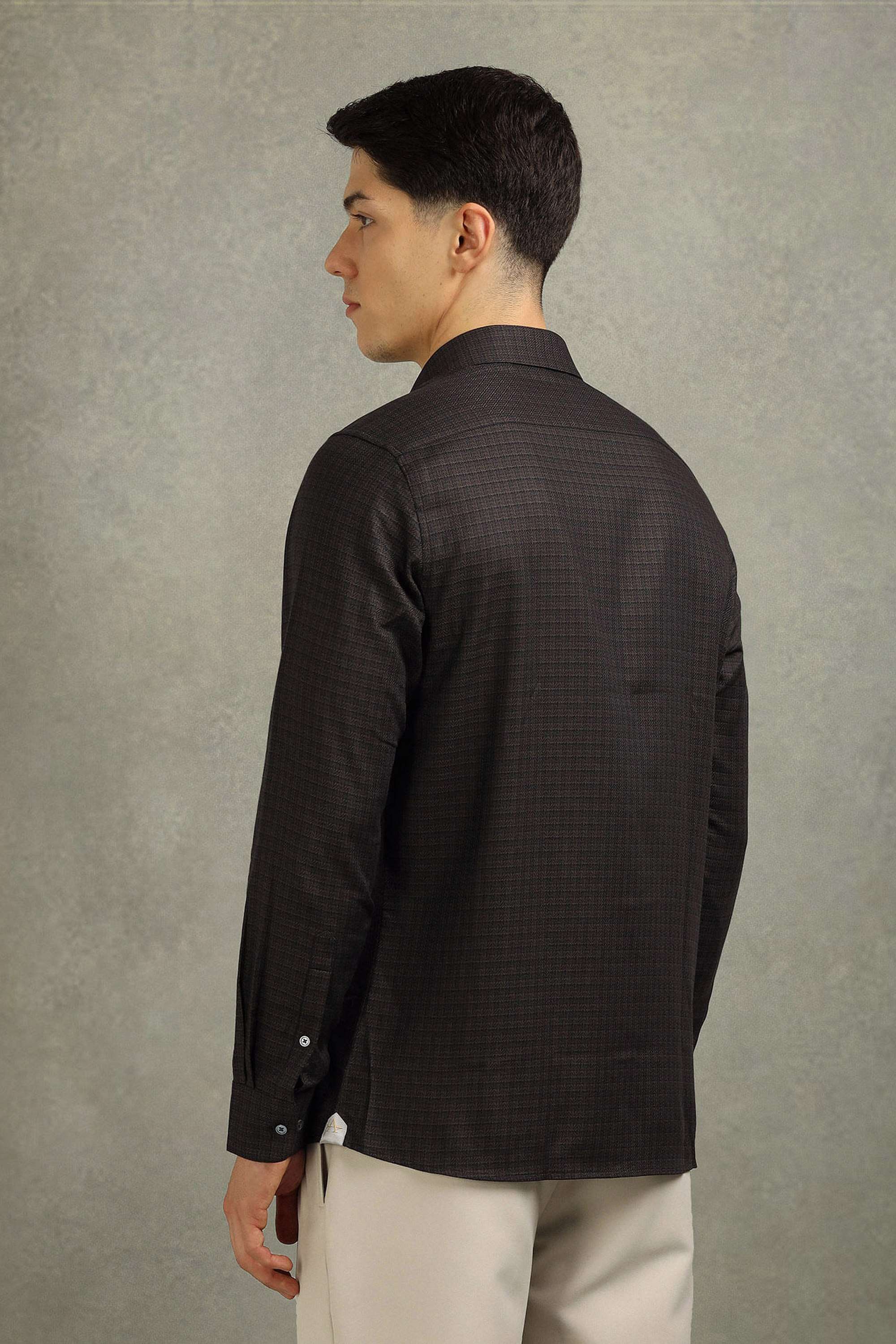 Solid-Cotton-Regular-Fit-Men-s-Shirt