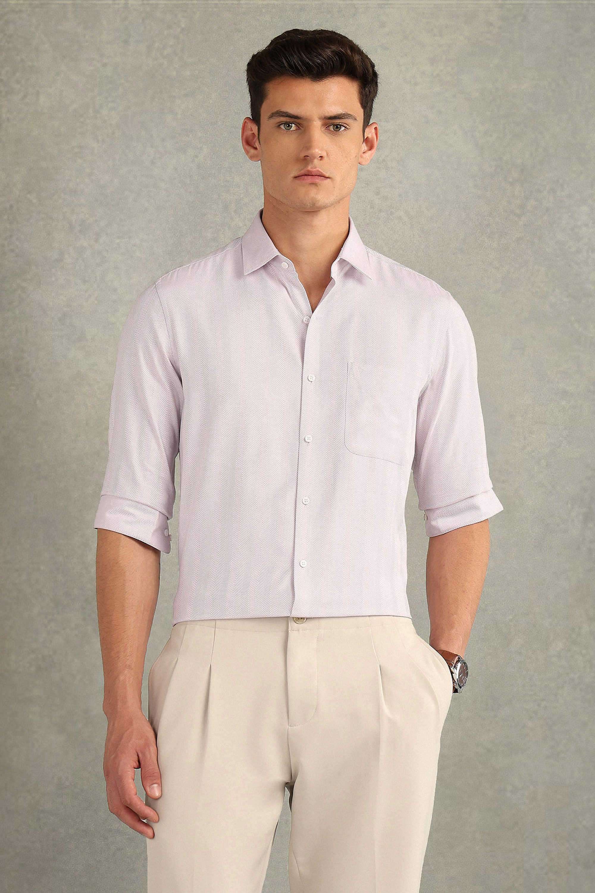Solid-Cotton-Regular-Fit-Men-s-Formal-Shirt