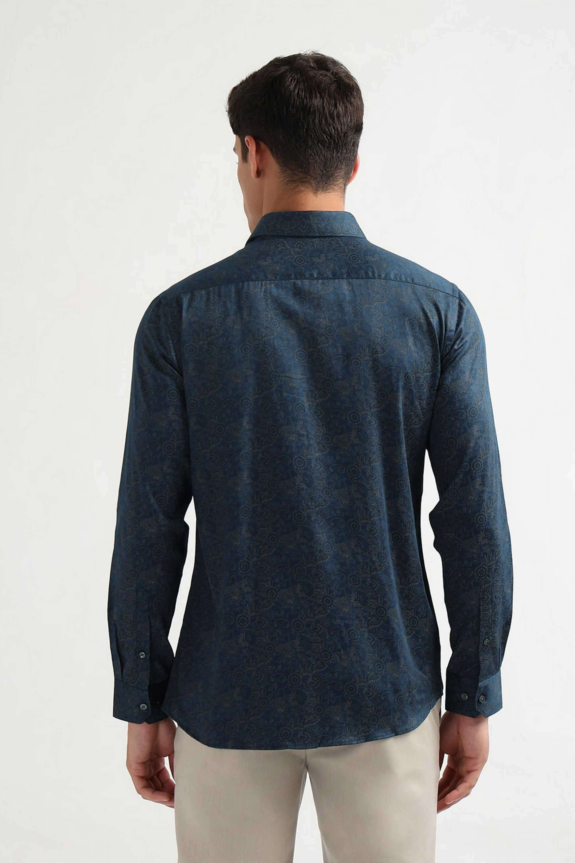 Printed-Cotton-Slim-Fit-Men-s-Casual-Shirt