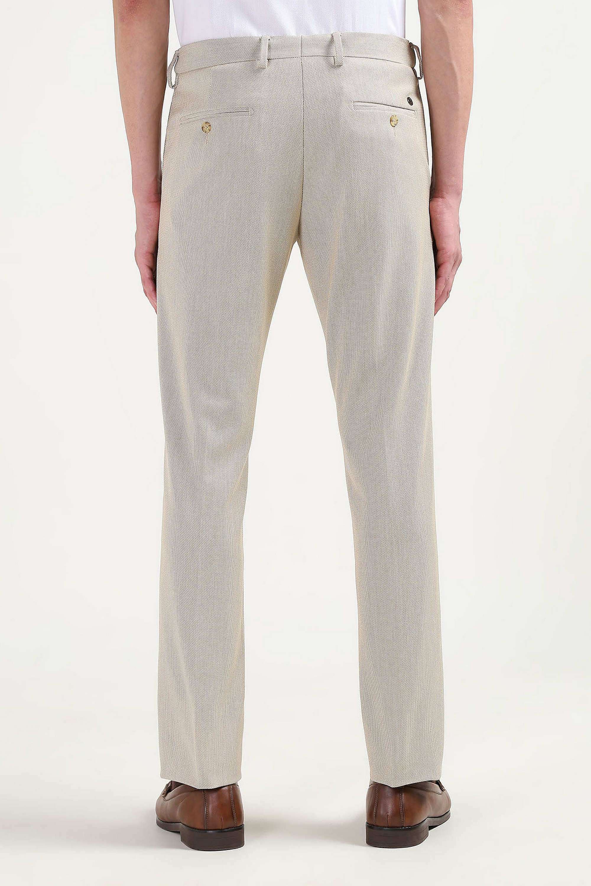 Textured-Poly-Cotton-Regular-Fit-Men-Formal-Wear-Trousers