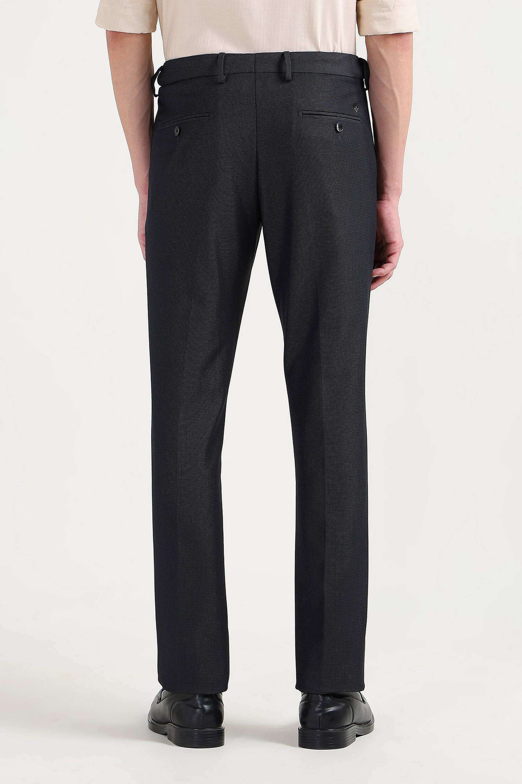 Textured-Poly-Cotton-Regular-Fit-Men-Formal-Wear-Trousers
