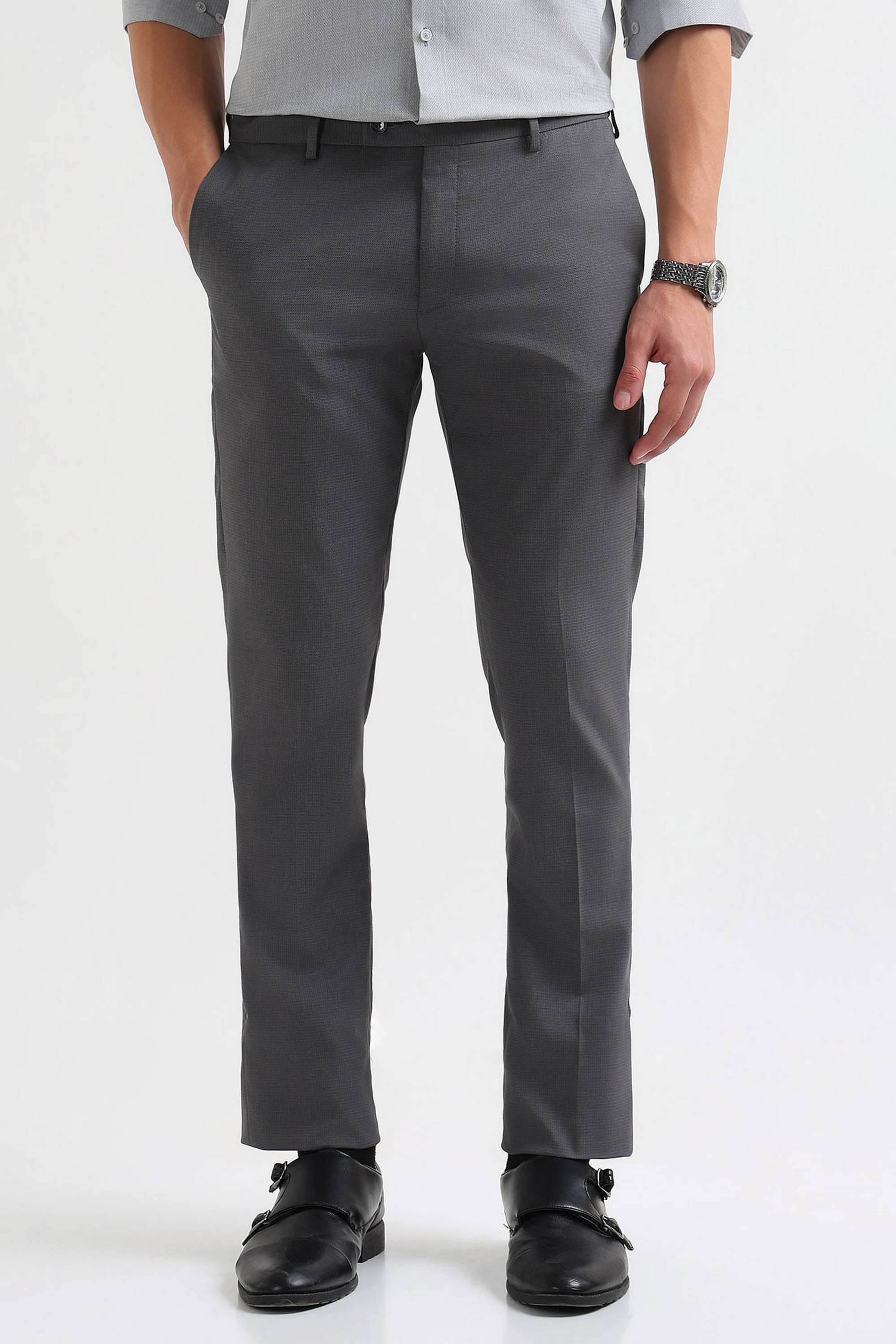 Structured-Regular-Fit-Polyester-Viscose-Men-s-Work-Trousers