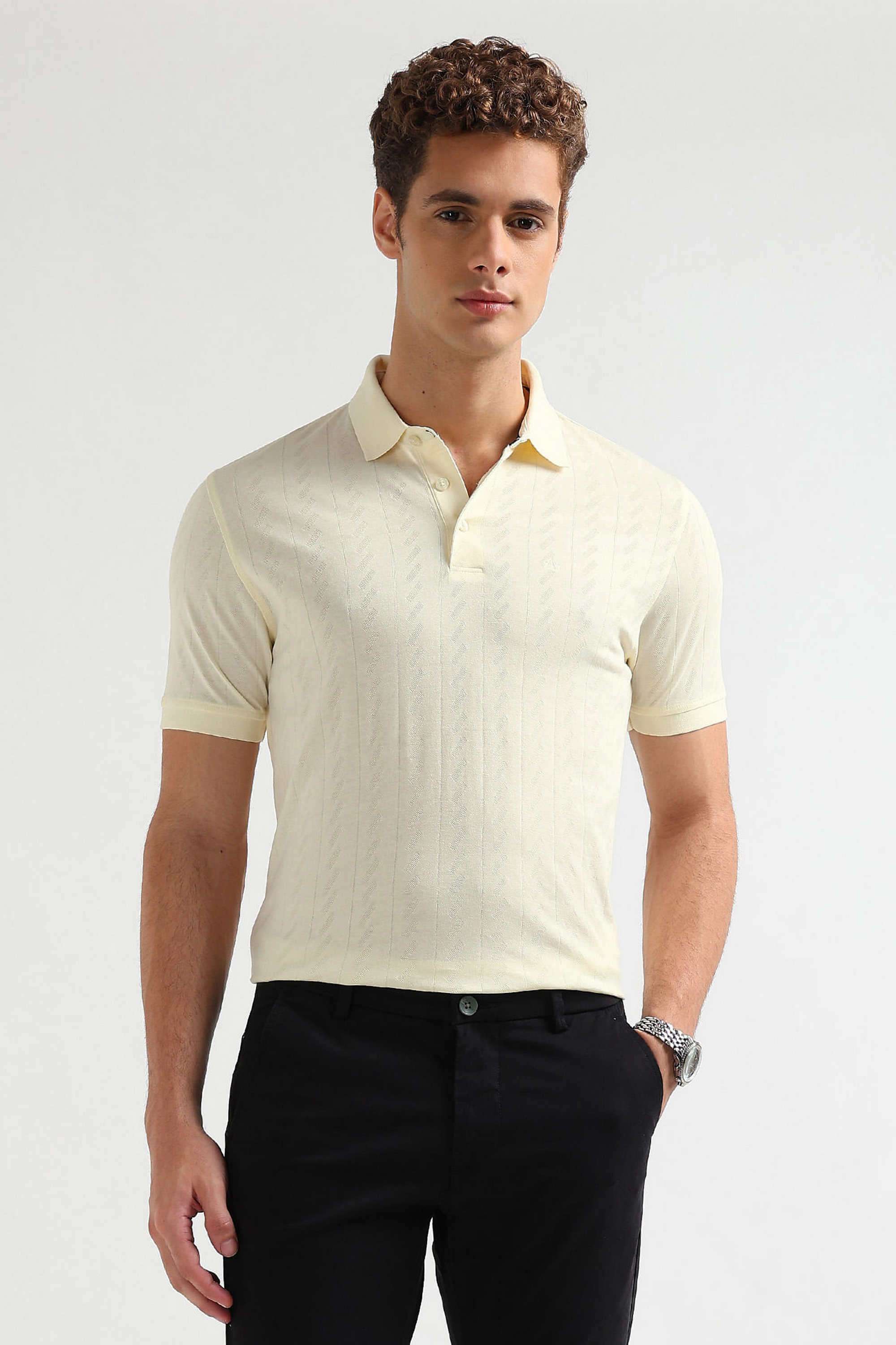 Solid-Cotton-Polo-Men-s-T-Shirt