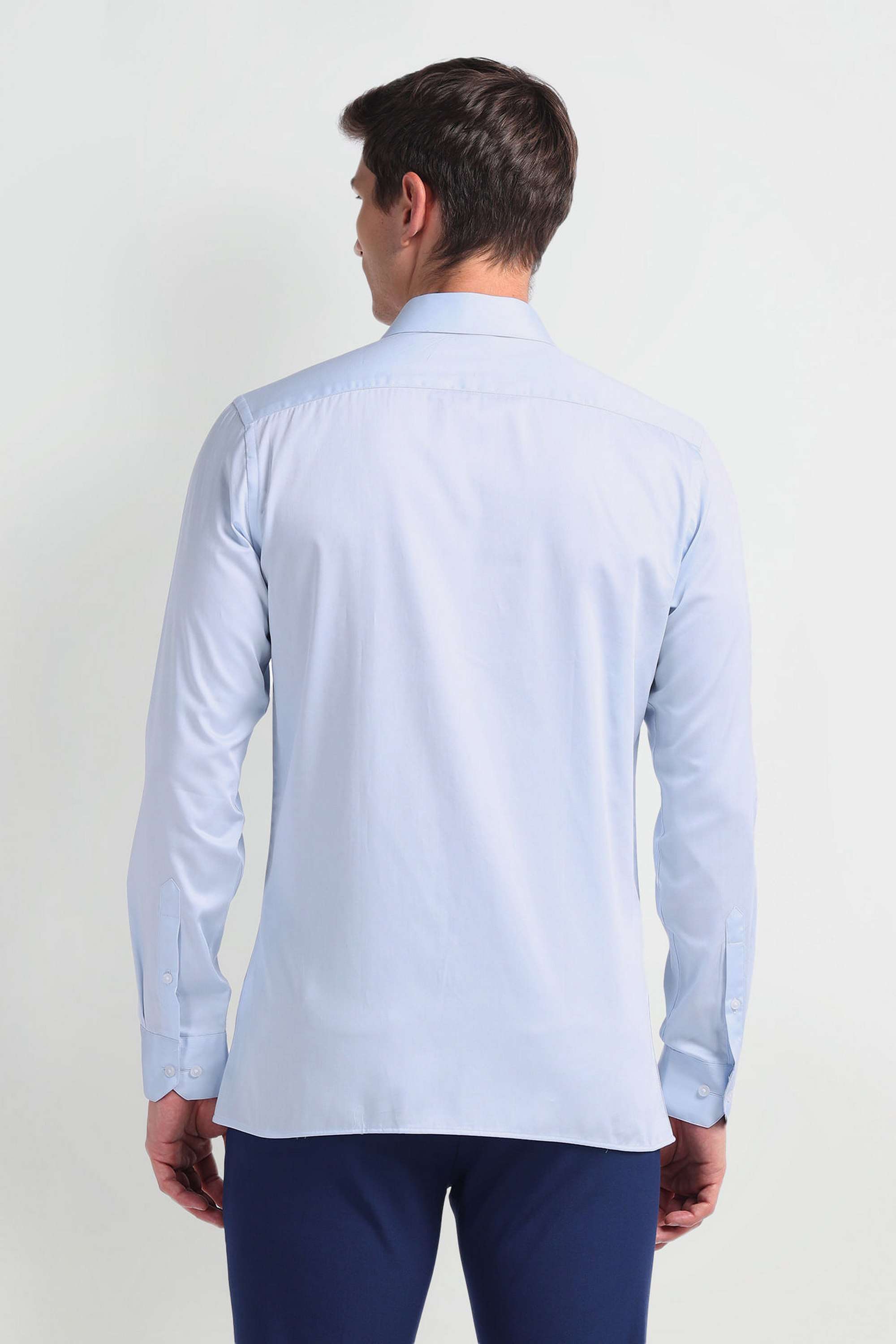 Solid-Cotton-Regular-Fit-Men-s-Casual-Wear-Shirt