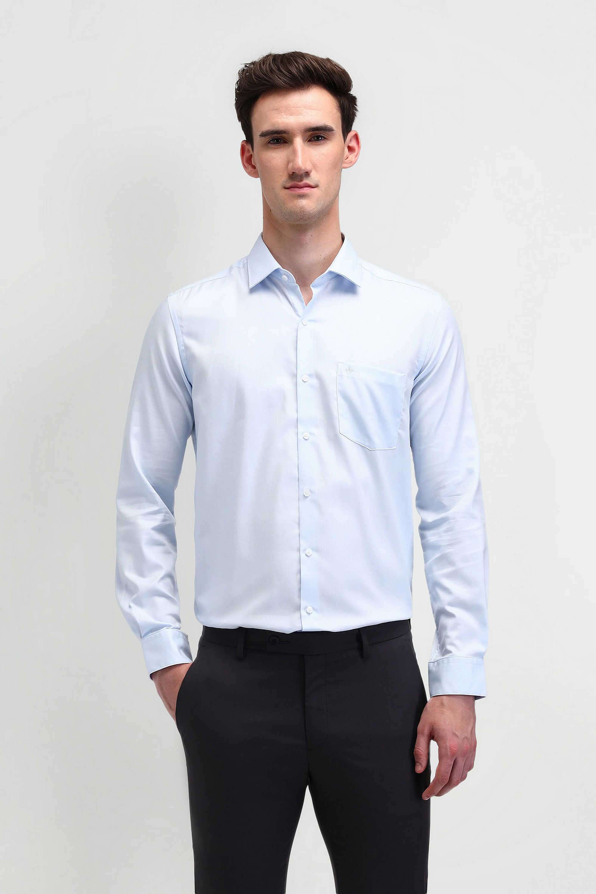 Solid-Cotton-Slim-Fit-Men-s-Formal-Shirt