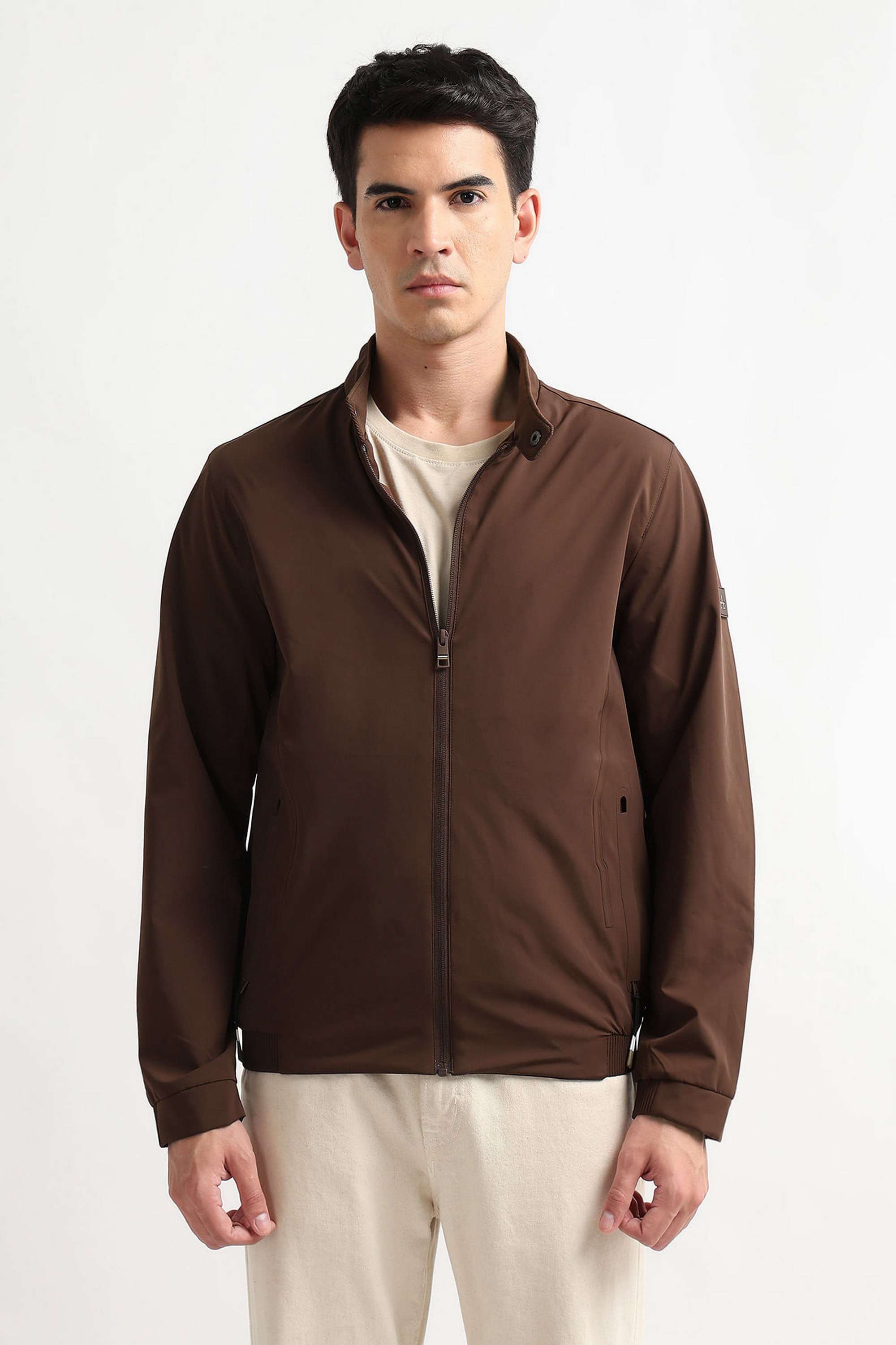 Solid-Regular-Fit-Men-s-Casual-Wear-Jacket