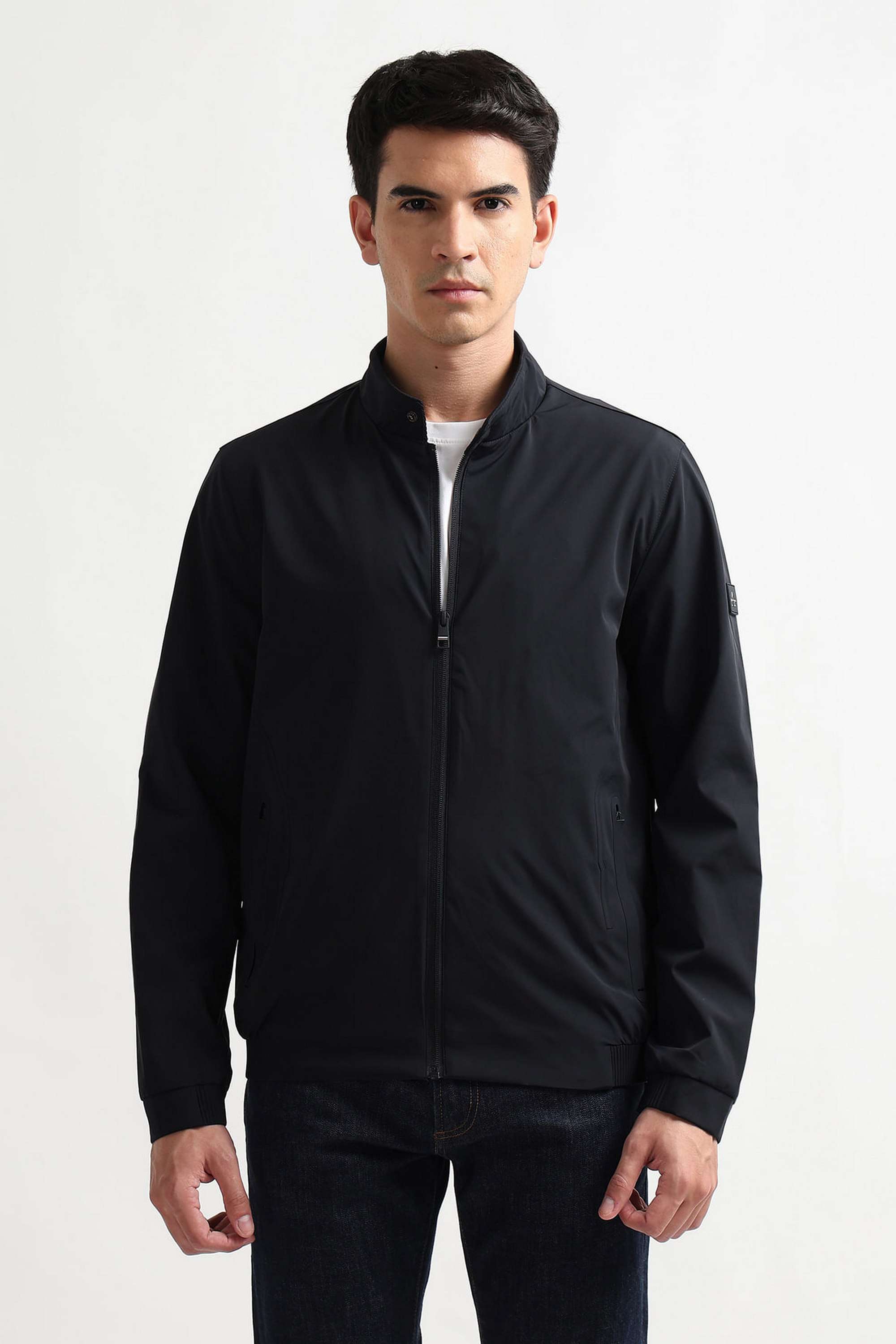 Solid-Regular-Fit-Men-s-Casual-Wear-Jacket