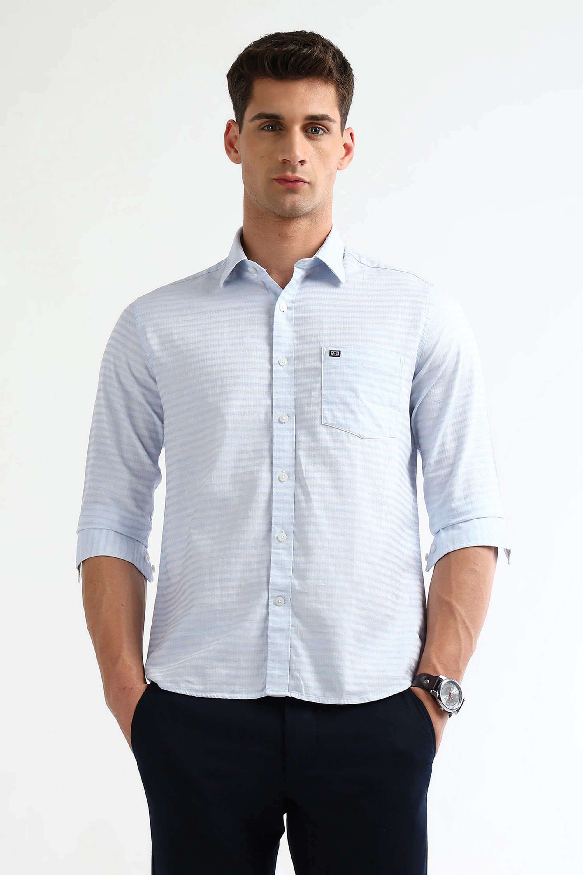 Stripes-Cotton-Slim-Fit-Men-s-Shirt