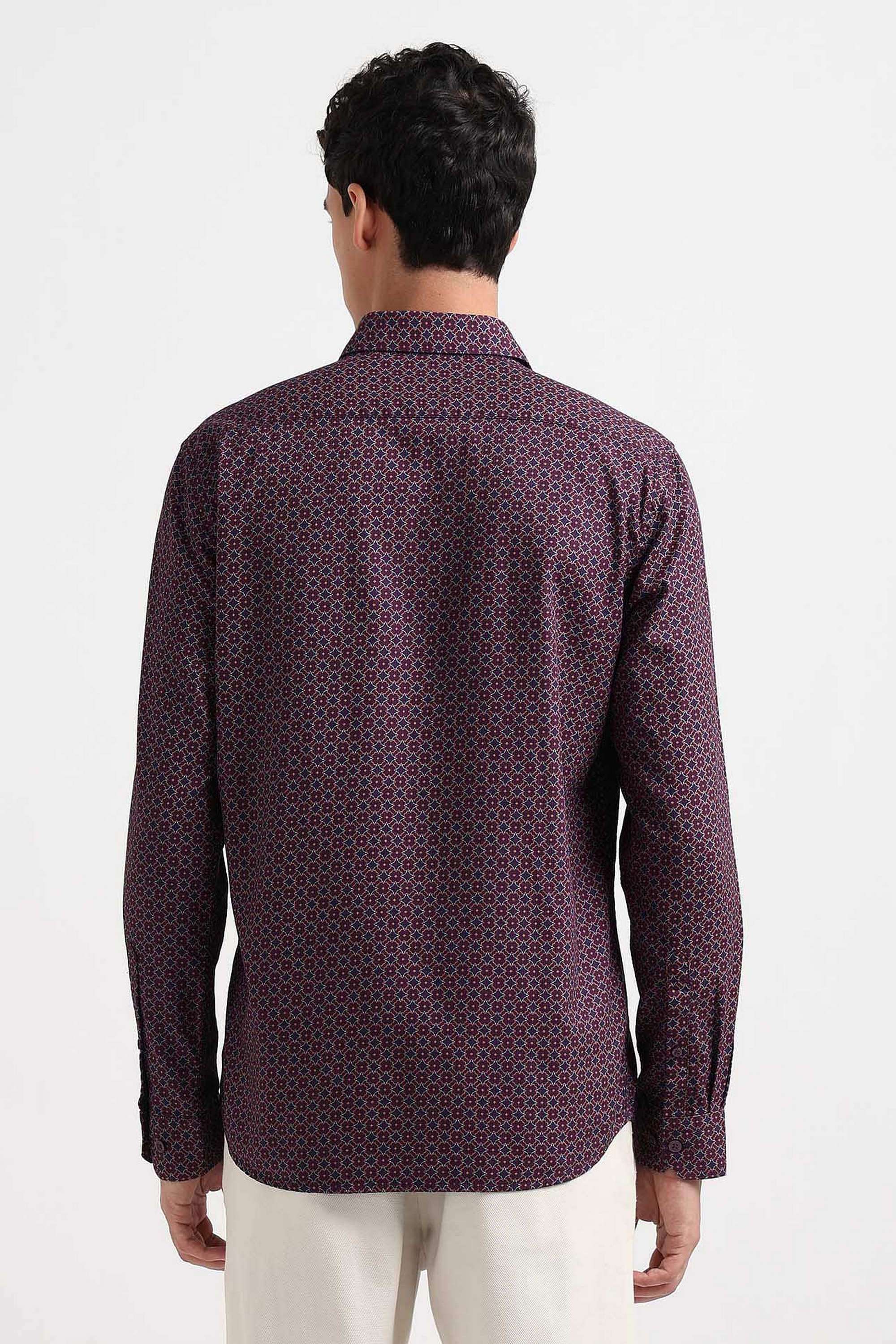 Printed-Cotton-Slim-Fit-Men-Casual-Wear-Shirt