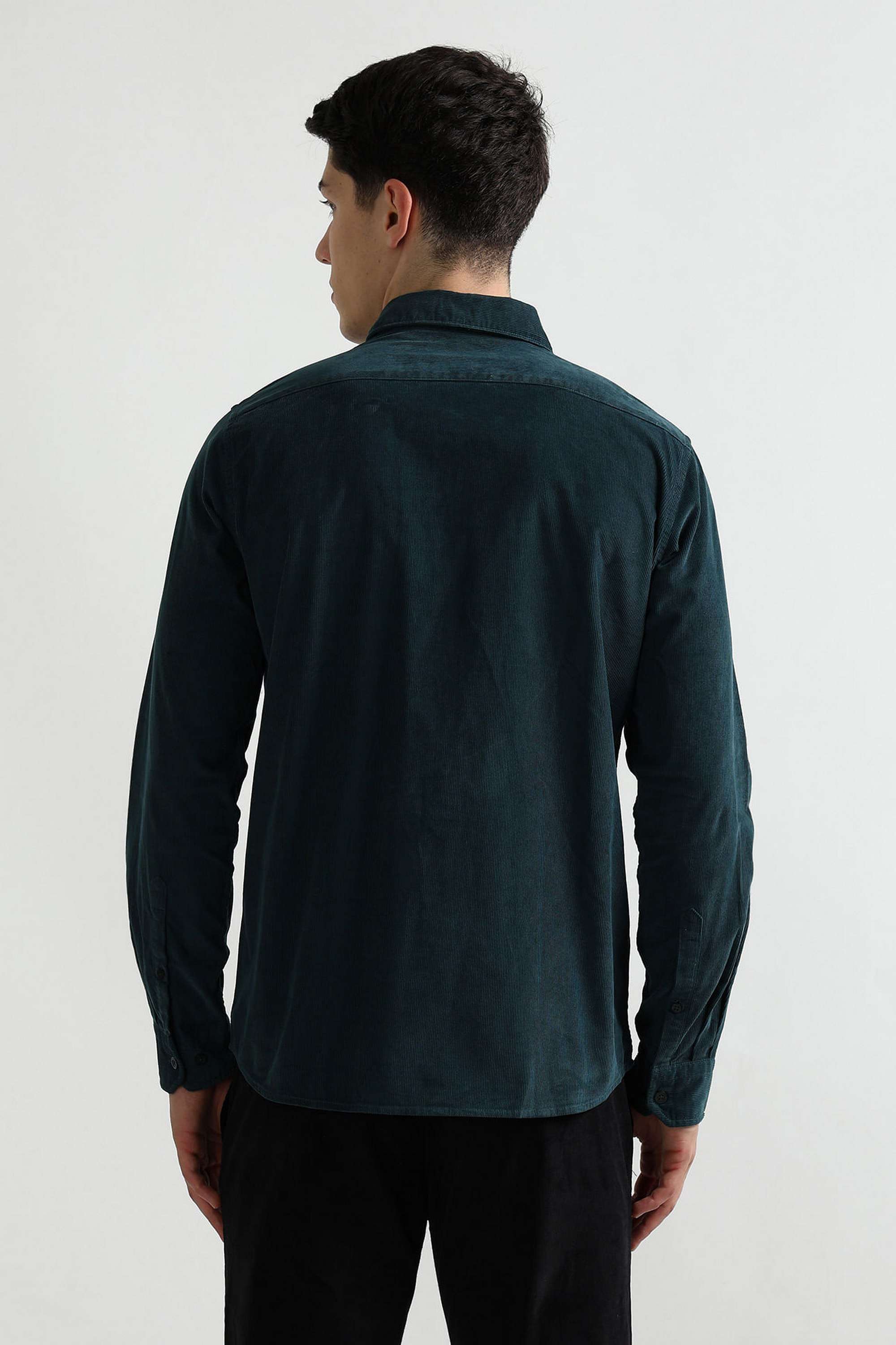 Solid-Cotton-Slim-Fit-Men-s-Shirt