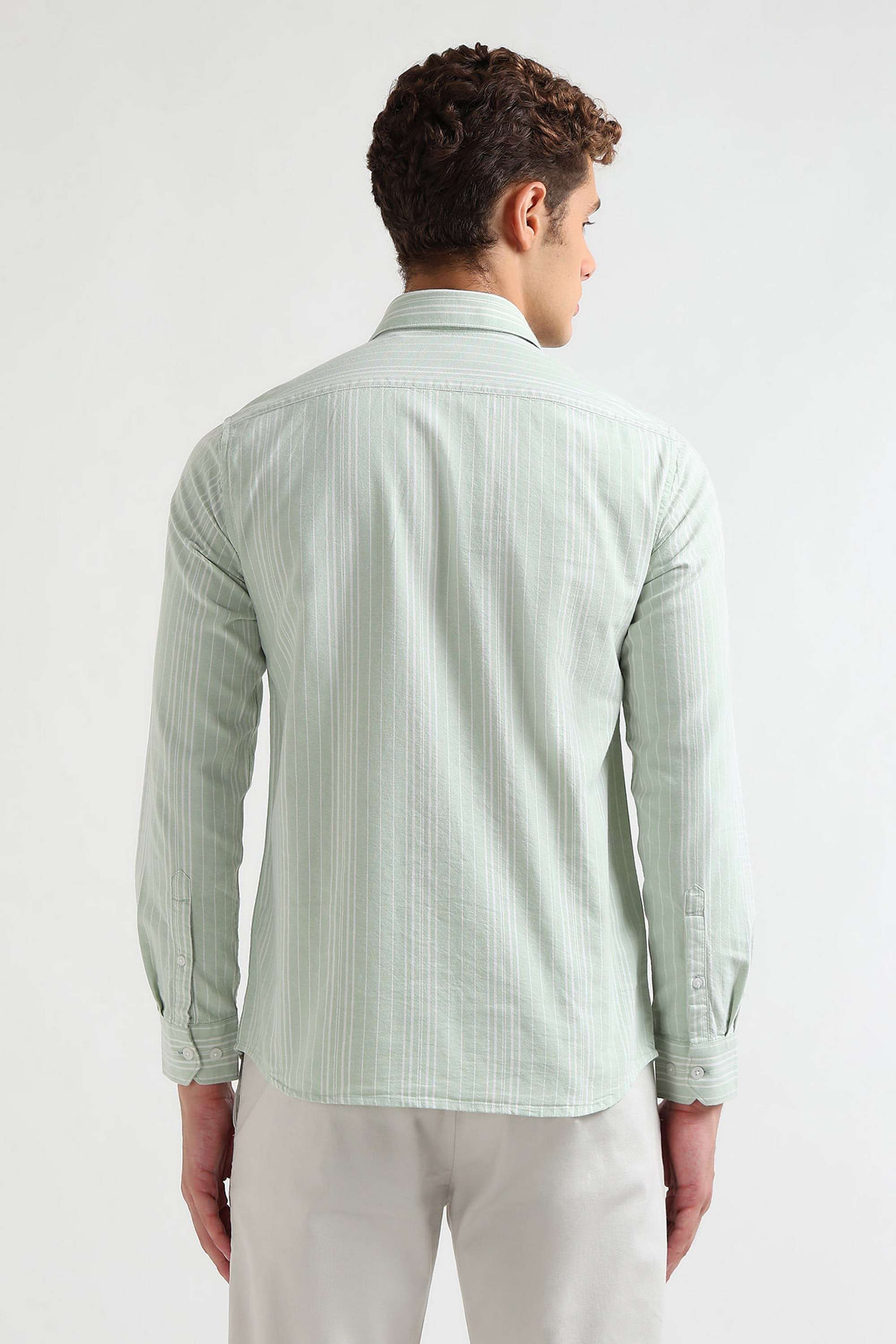 Stripes-Cotton-Regular-Fit-Men-s-Casual-Wear-Shirt