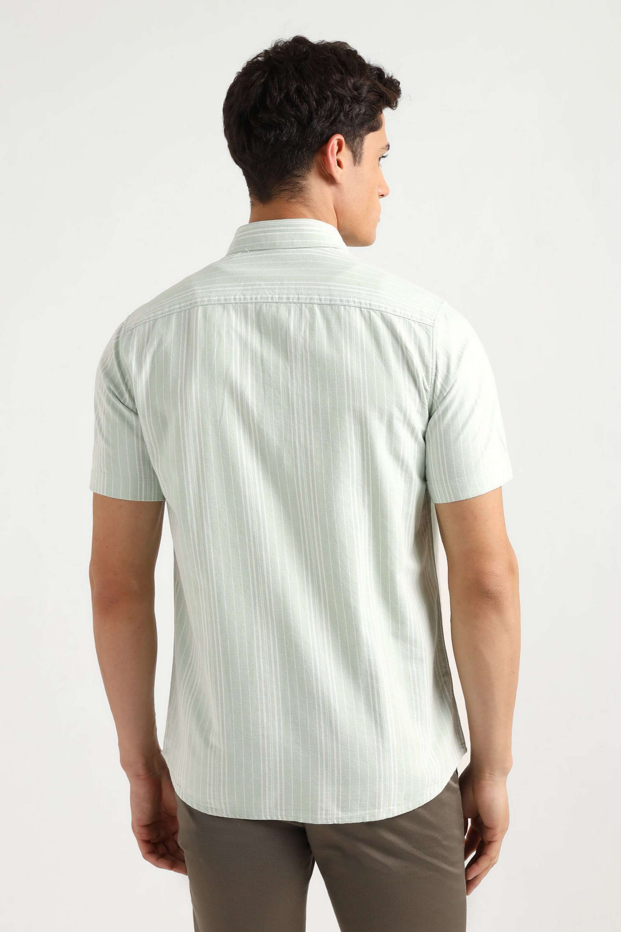 Stripes-Cotton-Regular-Fit-Men-s-Casual-Wear-Shirt