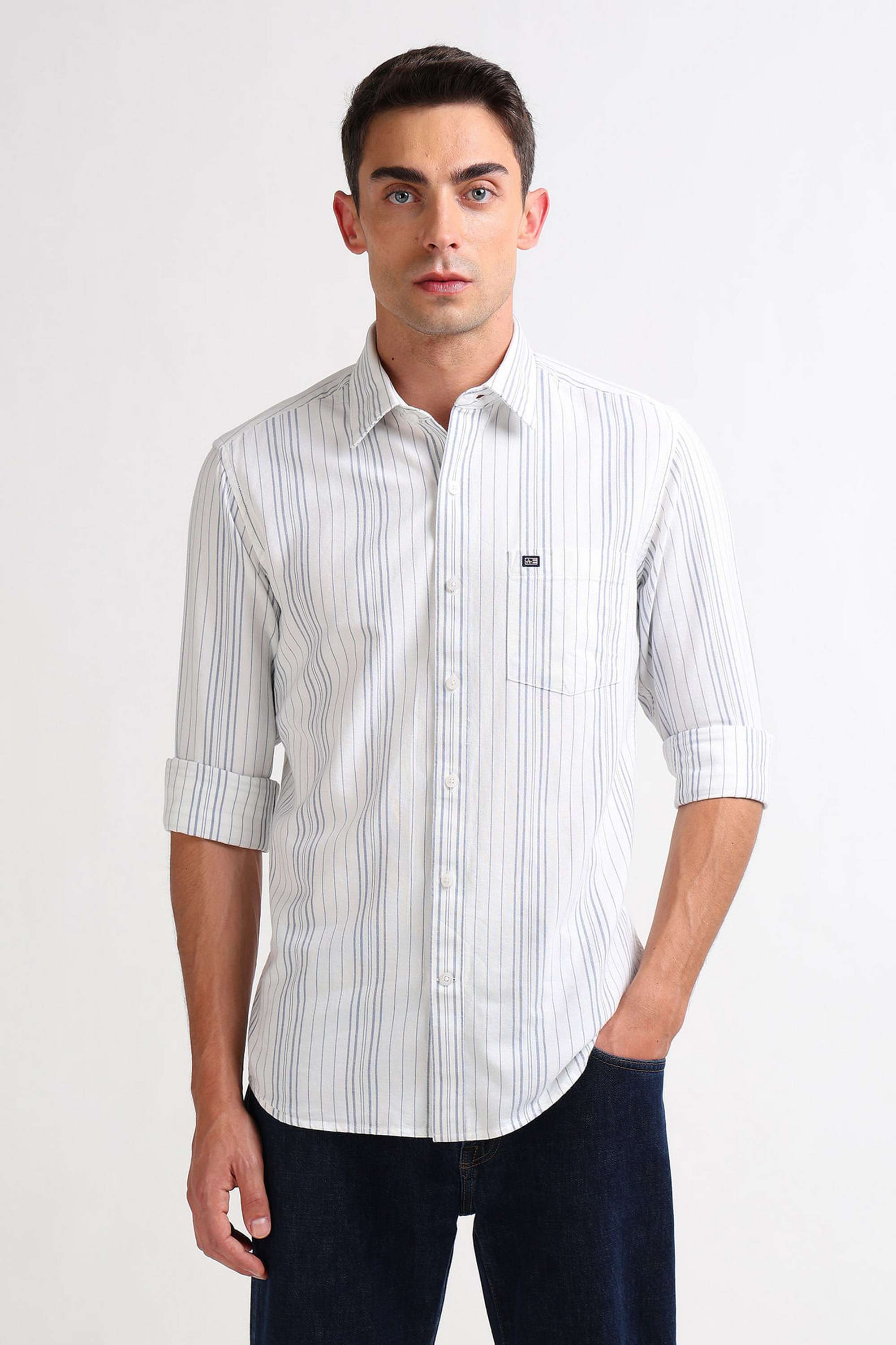 Stripes-Cotton-Regular-Fit-Men-s-Casual-Wear-Shirt