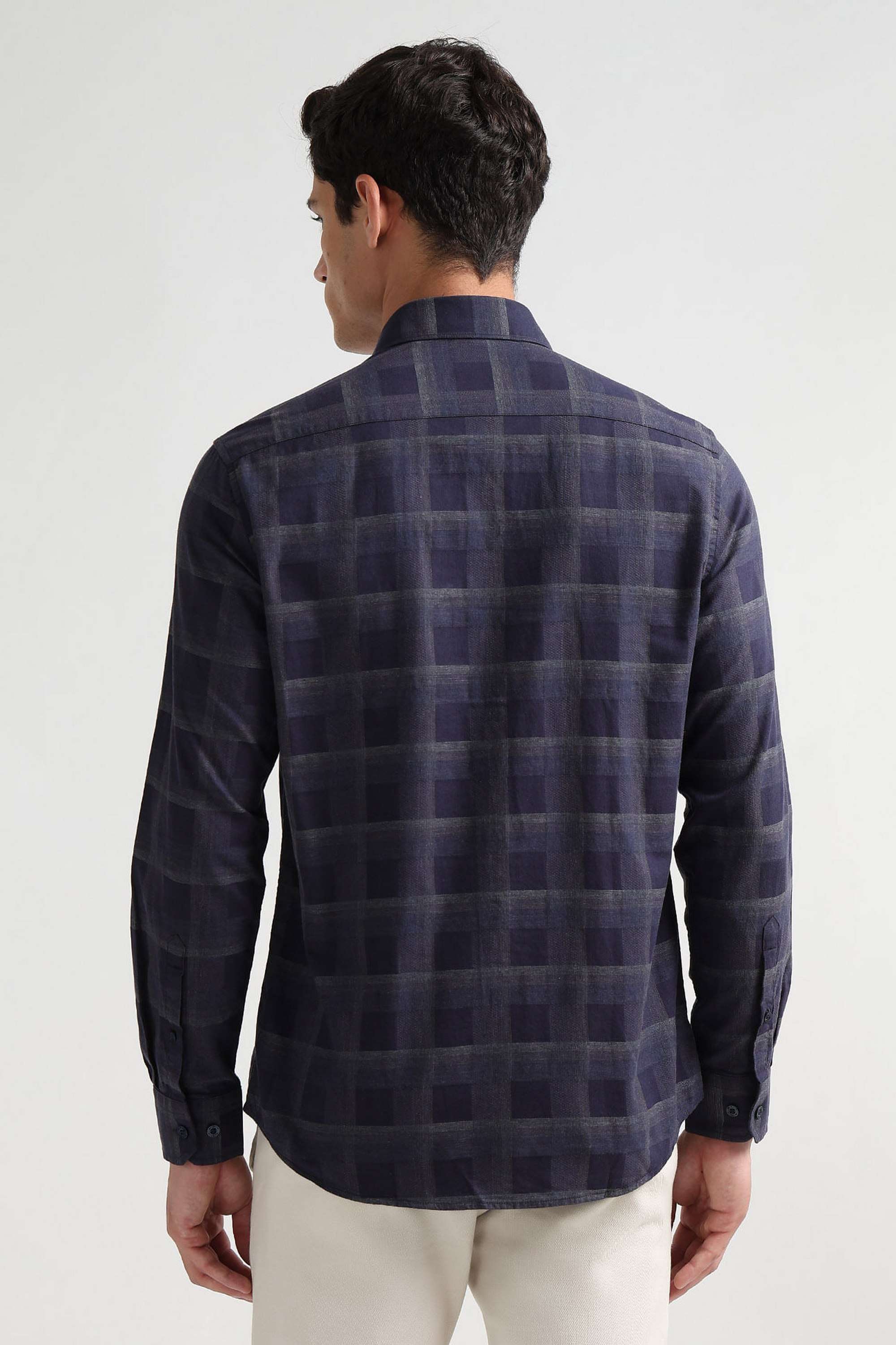 Solid-Cotton-Slim-Fit-Men-s-Casual-Wear-Shirt