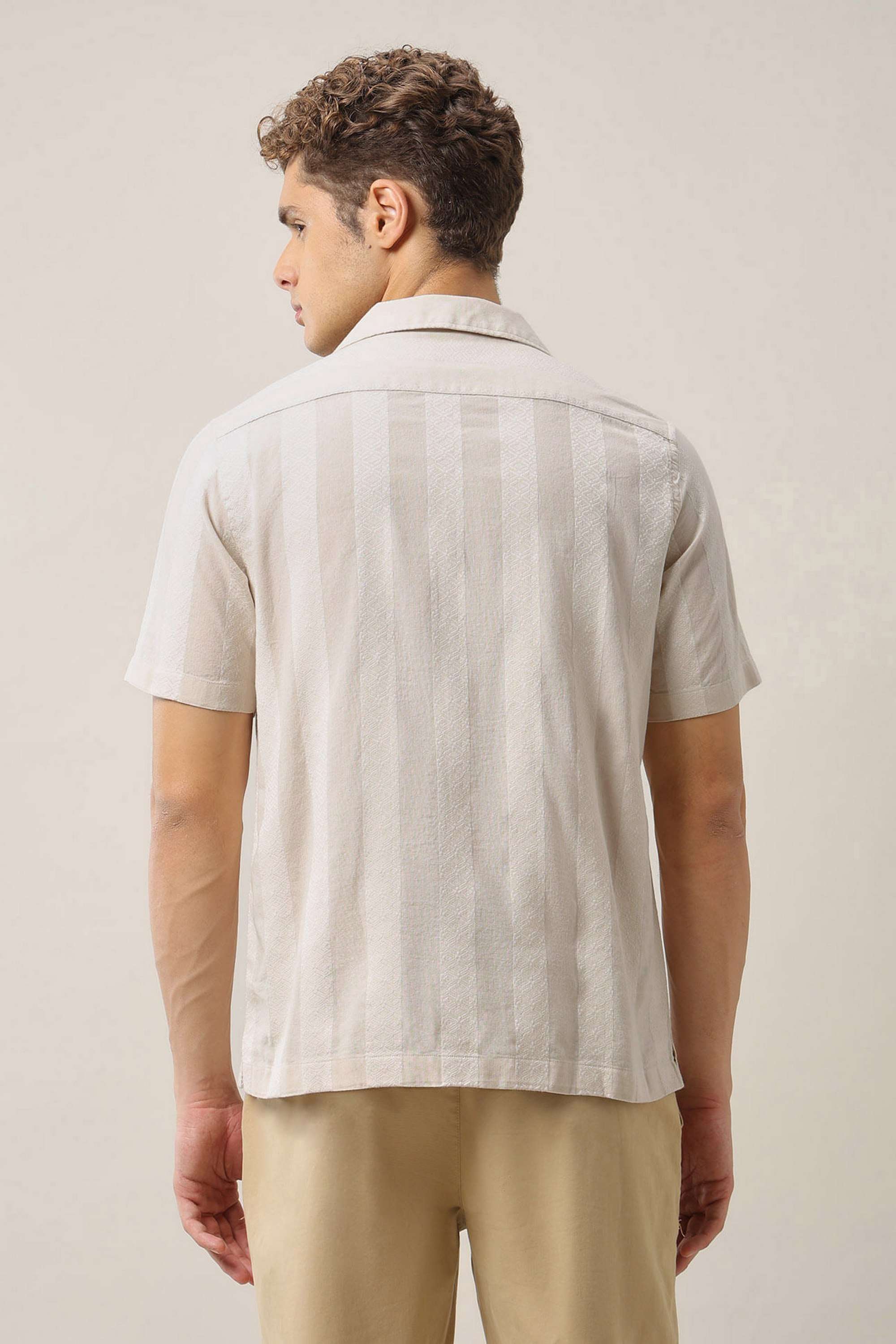 Solid-Pure-Cotton-Men-s-Casual-Wear-Shirt