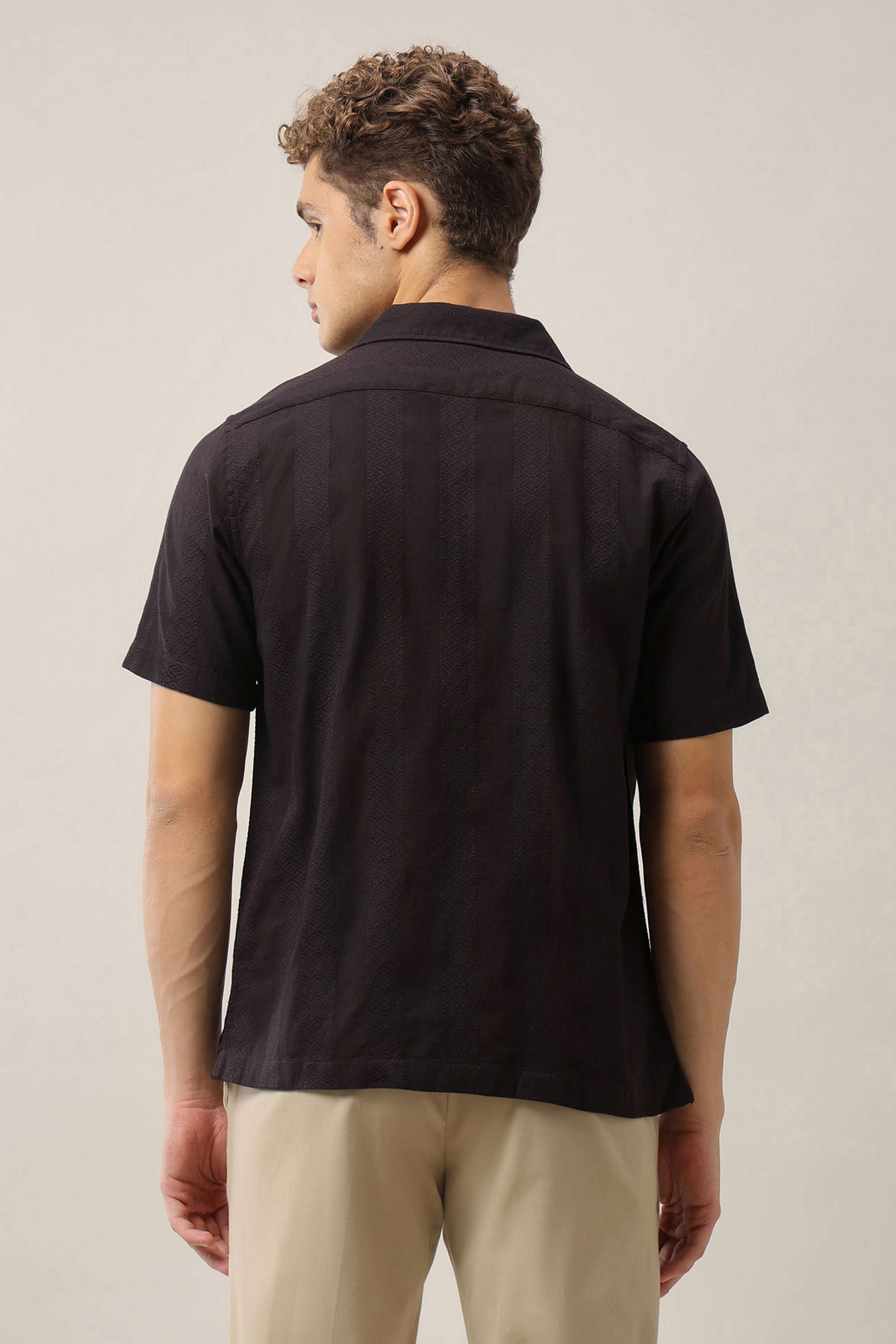 Solid-Pure-Cotton-Men-s-Casual-Wear-Shirt