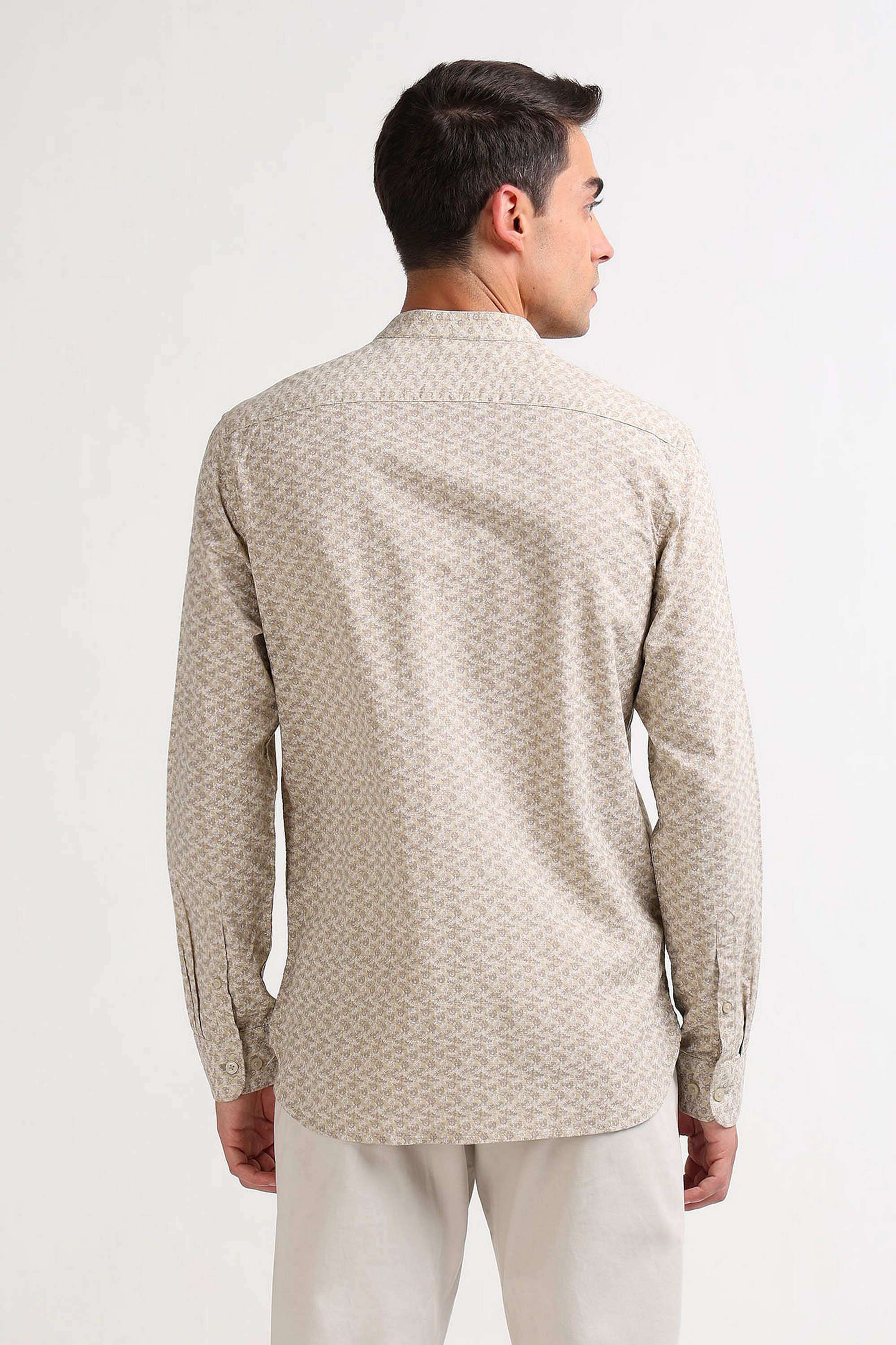 Printed-Cotton-Slim-Fit-Men-Casual-Wear-Shirt