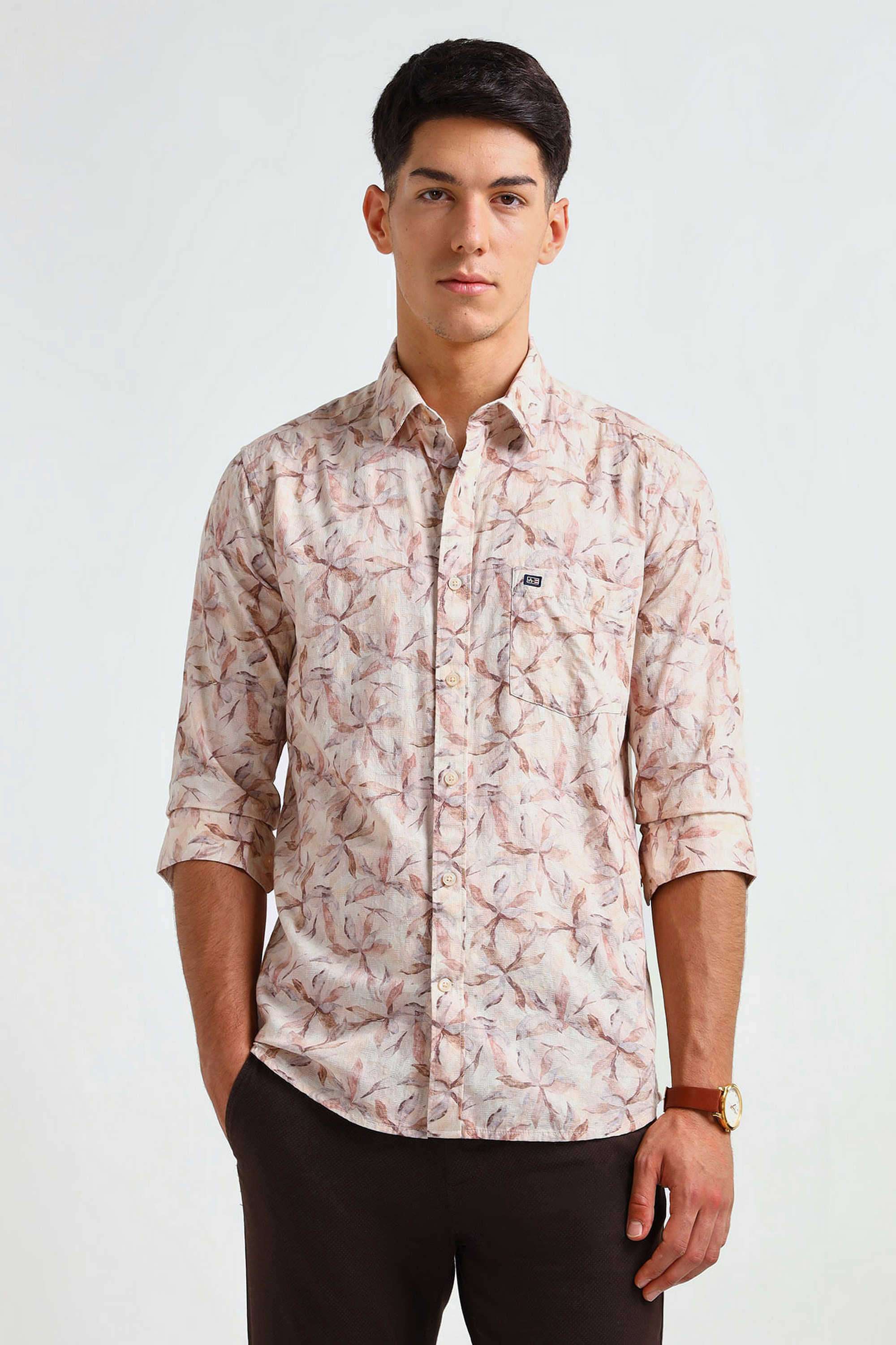 Printed-Cotton-Slim-Fit-Men-s-Casual-Shirt