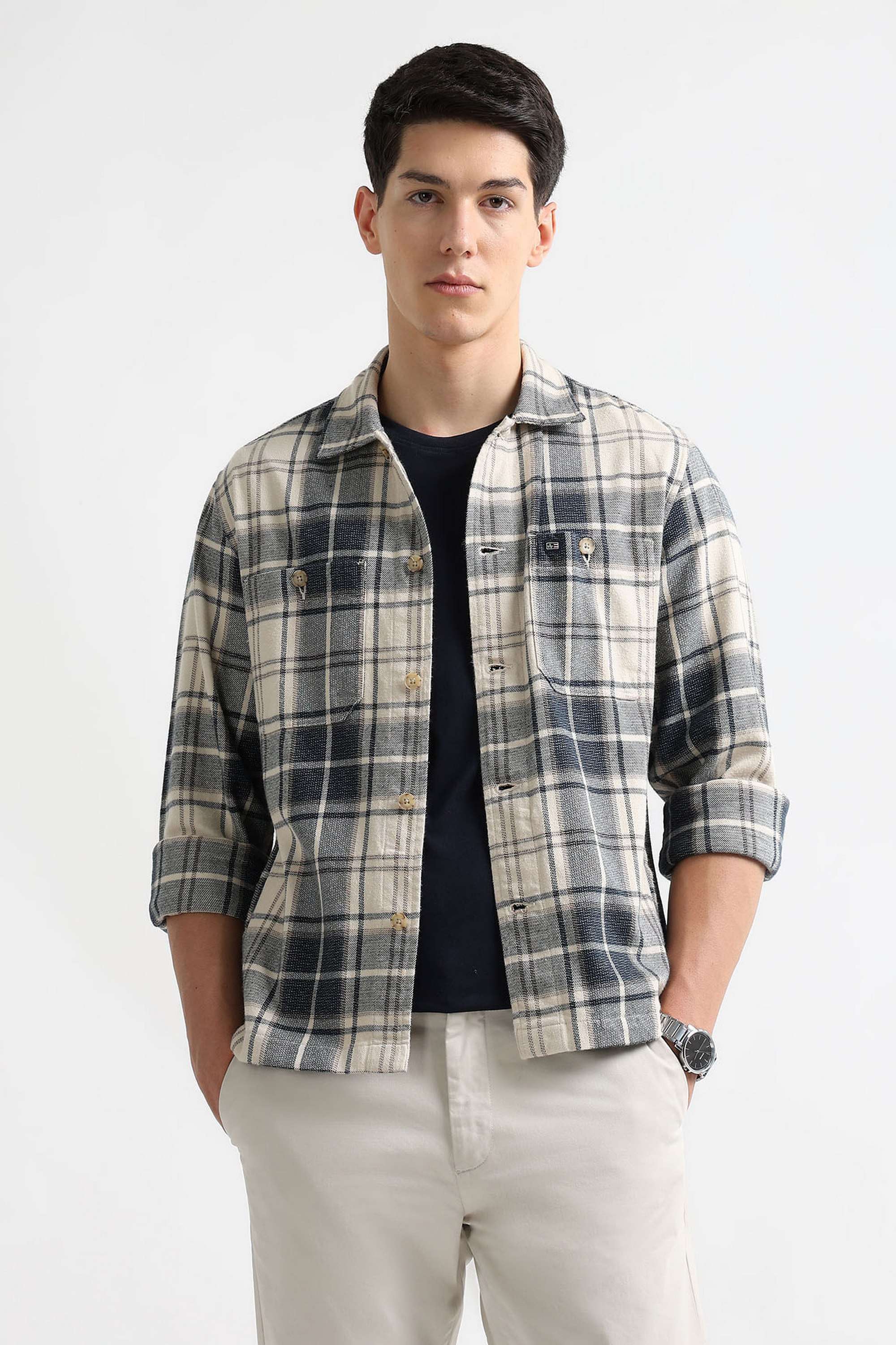 Checks-Cotton-Regular-Fit-Men-s-Shirt