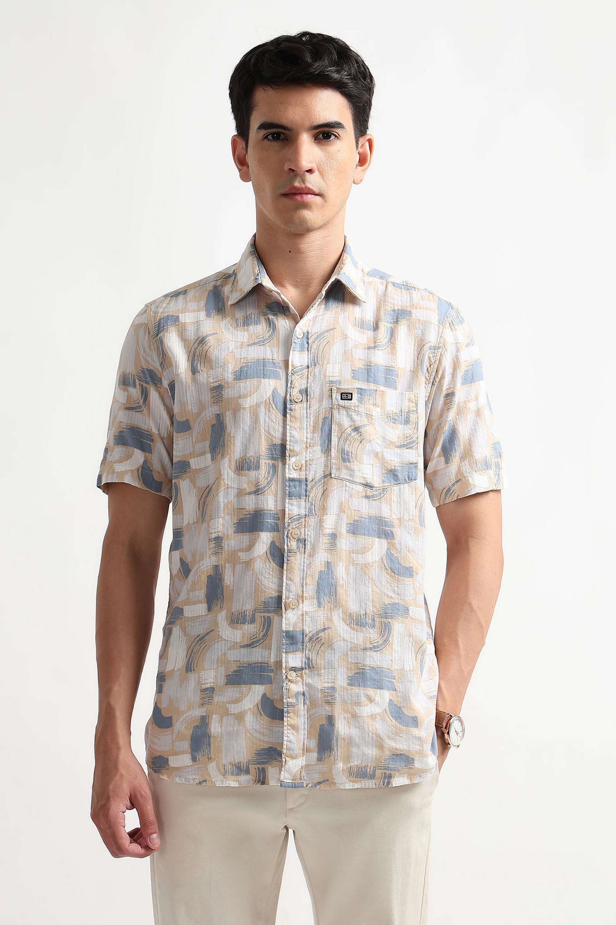 Abstract-Cotton-Regular-Fit-Men-s-Casual-Wear-Shirt