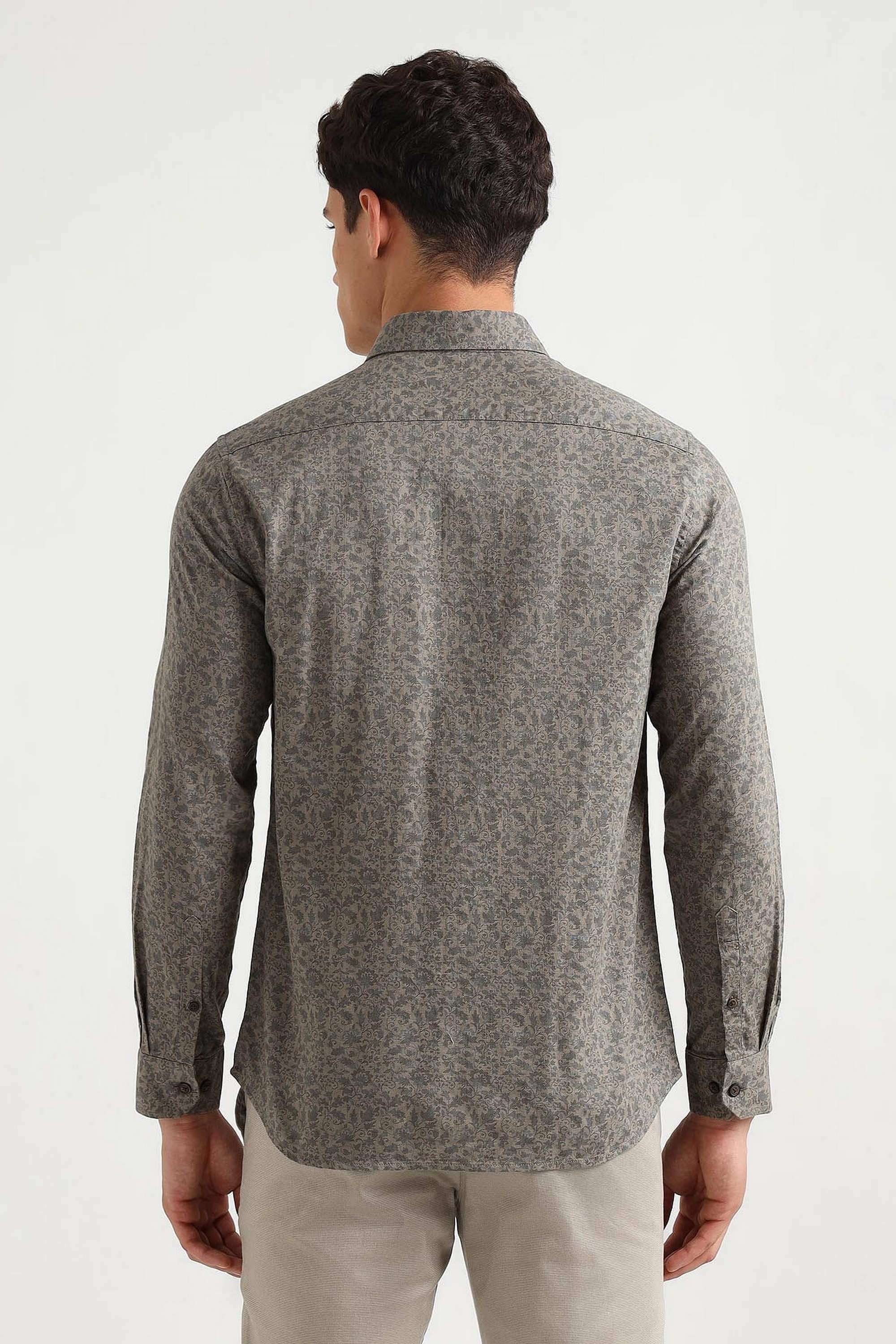 Printed-Cotton-Slim-Fit-Men-Casual-Wear-Shirt