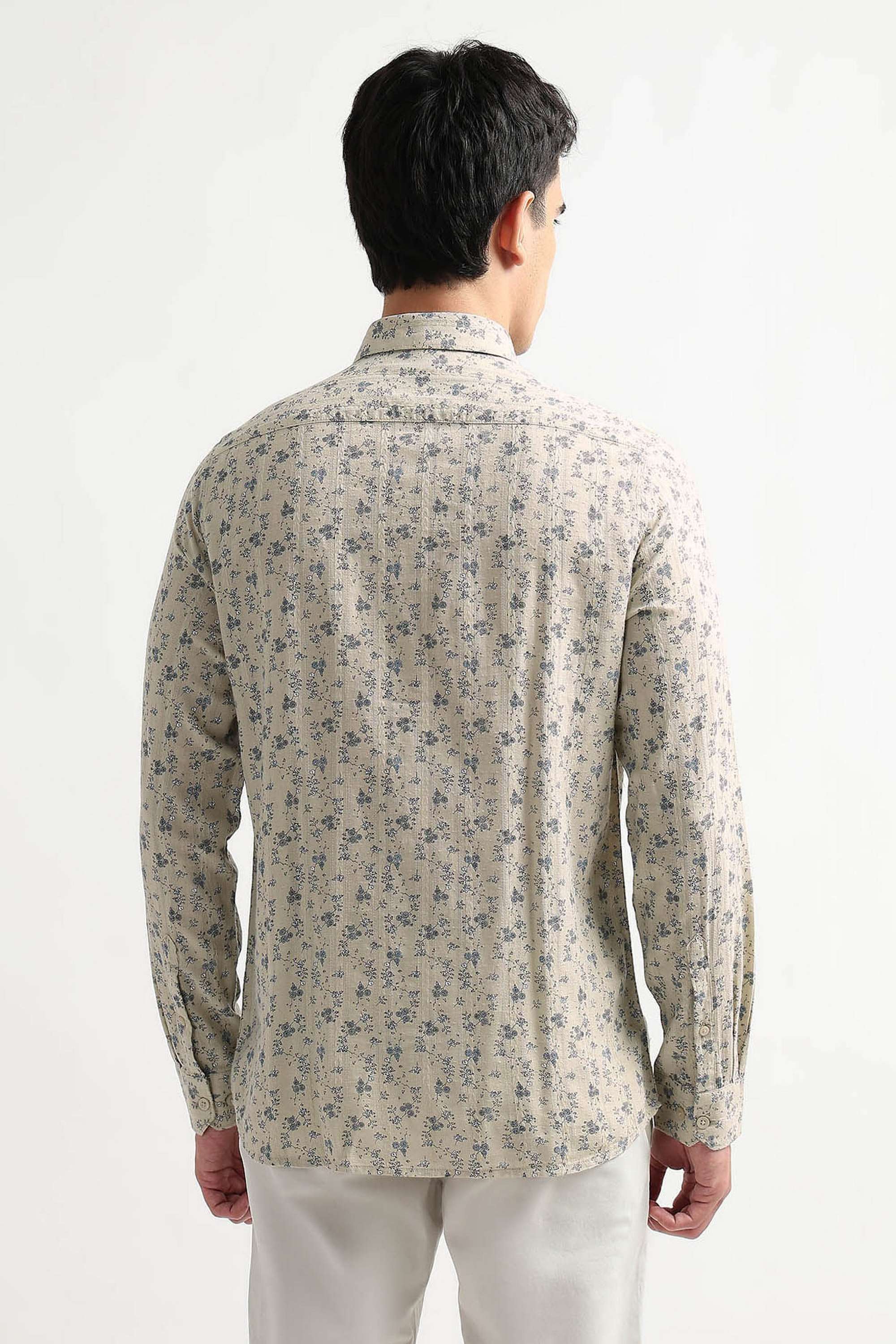 Dobby-Cotton-Regular-Fit-Men-s-Casual-Wear-Shirt